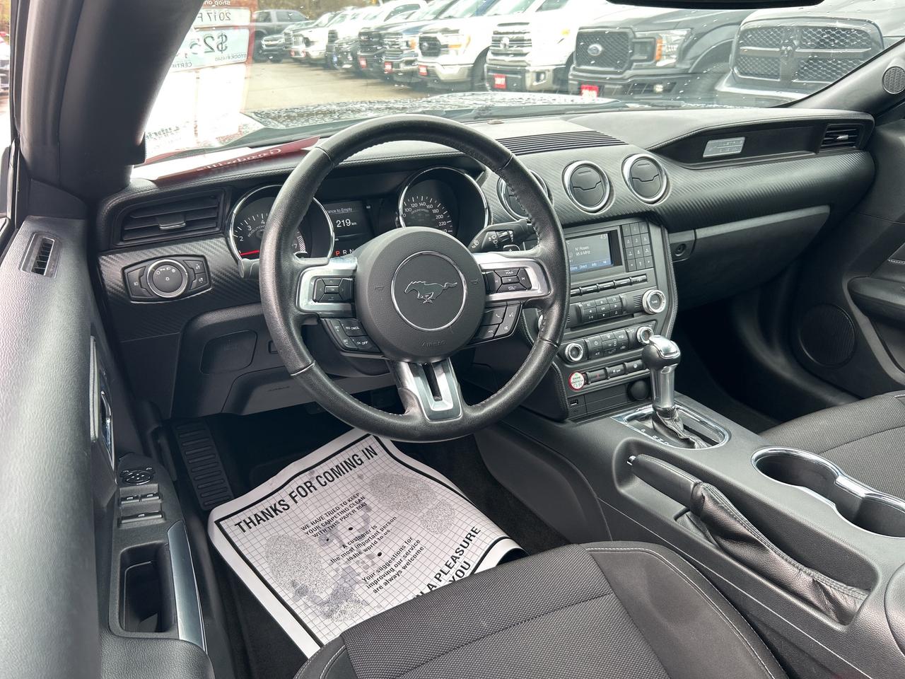 2017 Ford Mustang 3.7L, AUTO, REMOTE START, BACK UP CAMERA, CLOTH! Photo