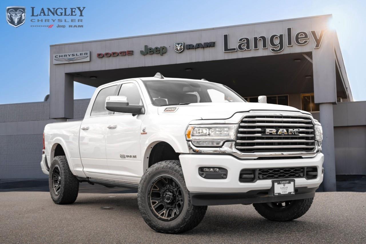 Used 2022 RAM 3500 Limited Longhorn LOCAL TRUCK- LIMITED- LIFTED- WHEEL & TIRE PACKAGE- TONS OF EYEBALL. for sale in Surrey, BC