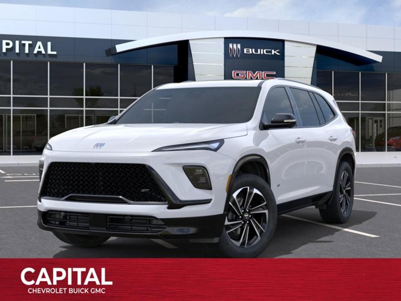 This Buick Enclave delivers a Gas 2.5L/ engine powering this Automatic transmission. TRANSMISSION, 8-SPEED AUTOMATIC, ELECTRONICALLY CONTROLLED (STD), SUNROOF, POWER, PANORAMIC SUNROOF with sunshade, SPORT TOURING PREFERRED EQUIPMENT GROUP includes standard equipment.* This Buick Enclave Features the Following Options *POWER PACKAGE includes (DRZ) Rear Camera Mirror, (UV6) Head-Up Display, (AAB) Memory Settings, (UG1) Universal Home Remote, (KI6) 110-volt power outlet, (A9U) 1-touch flat folding second row seats, (AS8) 60/40 split power folding third row bench seat and (CMO) Heated wiper park, LPO, FLOOR LINER PACKAGE includes (RIA) first and second row all-weather floor liners, LPO and (RIB) third row all-weather floor liner, LPO and and (CAV) integrated cargo liner, LPO , LPO, INTEGRATED CARGO LINER, LPO, ALL-WEATHER FLOOR LINERS, FIRST AND SECOND ROWS, LPO, ALL-WEATHER FLOOR LINER, THIRD ROW, ENGINE, 2.5L TURBO DOHC SIDI WITH VARIABLE VALVE TIMING (VVT) (328 hp [244 kW] @ 5500 rpm, 326 lb-ft of torque [442 N-m] @ 3500 rpm) (STD), ENGINE BLOCK HEATER, 3 YEARS SIRIUSXM, Wireless Phone Charging, Wireless Google Android Auto.* Visit Us Today *Come in for a quick visit at Capital Chevrolet Buick GMC Inc., 13103 Lake Fraser Drive SE, Calgary, AB T2J 3H5 to claim your Buick Enclave!