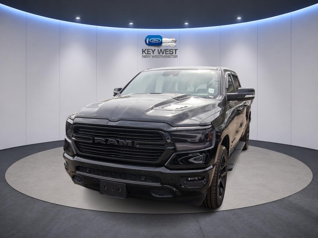 Black 2022 RAM 1500 Pickup Truck Four-Wheel Drive Automatic