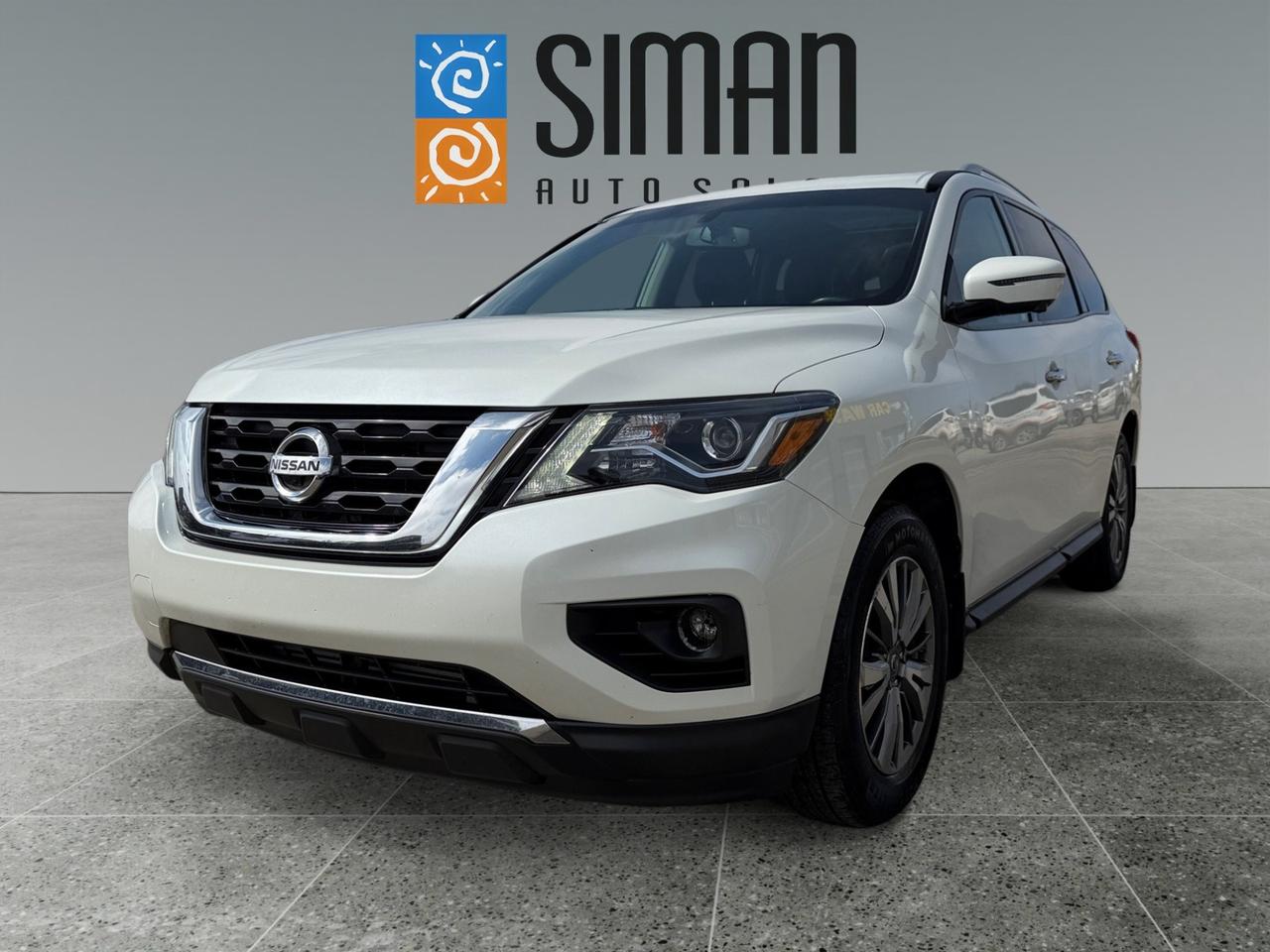 **2018 Nissan Pathfinder SL Premium AWD  Fully Loaded Comfort for the Whole Family**

Need space, comfort, and confidence all in one SUV? This **2018 Nissan Pathfinder SL Premium AWD** delivers it all. With **164,200 km**, its a well-equipped, family-ready vehicle designed to handle Saskatchewan roads in every season.

**Premium Features Include:**

* Alloy wheels
* Command start (remote start)
* 360° top-down parking camera system
* Navigation system
* Power-adjustable passenger seat
* Heated second-row seats
* Upgraded interior trim
* Automatic headlights & high beam assist
* Lane steering assist
* Blind spot monitoring

This Pathfinder comes with a **clean Carfax report showing no serious collisions** and has been through a **complete pre-sale inspection**. Its also freshly serviced with **full synthetic oil and new air filters**, so its ready to hit the road.

**Financing Made Simple:**
Take advantage of **on-site financing through 16 banks and lenders**quick approvals and flexible options available.

**Why Buy From Siman Auto Sales?**

* Trades encouraged
* Aftermarket warranty packages available for every need and budget
* Over 70 vehicles in stock

At **Siman Auto Sales**, were proud to be:
**Large enough to make a difference, small enough to care.**

Serving Saskatchewan for over **18 years**, weve built our reputation on trust, value, and customer satisfaction.
Check out our reviews and see why drivers keep coming back.

**This Pathfinder is ready for your next adventurebook your test drive today!**