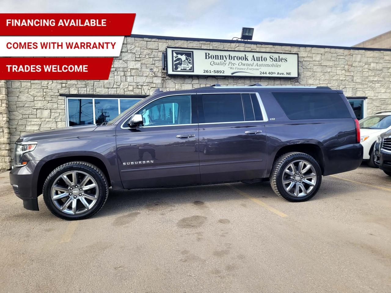 Used 2015 Chevrolet Suburban 4WD 4dr LTZ/SUNROOF/LEATHER/BACK UP/NAVIGATION for sale in Calgary, AB