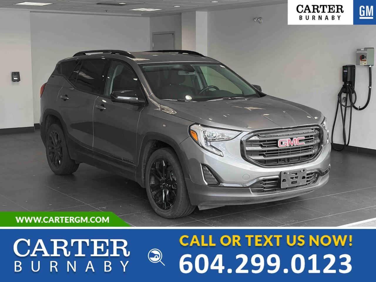 Versatile, efficient, and ready for any season, this 2019 GMC Terrain SLE AWD is powered by a responsive 2.0L turbo engine. Enjoy comfort with heated seats, a power driver seat, and automatic climate control, while Bluetooth keeps you connected on the go. Confidence comes standard with all-wheel drive, traction control, and a rear vision camera. The power liftgate adds everyday convenience for busy lifestyles. A perfect balance of performance and practicality.

Come take it for a test drive today and experience all this stylish vehicle has to offer!

WHY CARTER GM BURNABY?

- An unrivalled vehicle purchasing experience!
- Exceeding our loyal customers expectations since 1963
- 4.5 Google star rating (with 2,300+ customer reviews)
- Cargurus Top-rated Dealer 2025 Award
- Cargurus Top Value Dealer 2025 Award
- Peace of mind - 150-point vehicle inspection
- CARFAX - full vehicle service history - purchase with confidence!
- Vehicle trades welcome! Best price guaranteed!
- We provide upfront pricing, zero hidden fees, and 100% transparency
- Fast approvals and 99% acceptance rates (no matter your current credit status!)
- Multilingual staff (many languages spoken)
- Comfortable non-pressured environment with in-store television, WIFI and a childrens play area!
- In-store restaurant: fresh daily menu





Were here to help you drive the vehicle you want, the vehicle you deserve!
QUESTIONS? GREAT! WEVE GOT ANSWERS!
To speak with a friendly vehicle specialist - CALL NOW!
The advertised price includes all standard dealer fees and any applicable manufacturer or dealer incentives. It does not include applicable taxes, licensing, insurance, or optional products or services. Dealer fees will be clearly broken out and itemized on the bill of sale, maximum total of fees $495.00. Prices are shown in Canadian dollars. While we make every effort to ensure accuracy, vehicle details, pricing, options, and availability are subject to change without notice. Please confirm all information with dealership sales management before purchase. Dealer Code: 81129