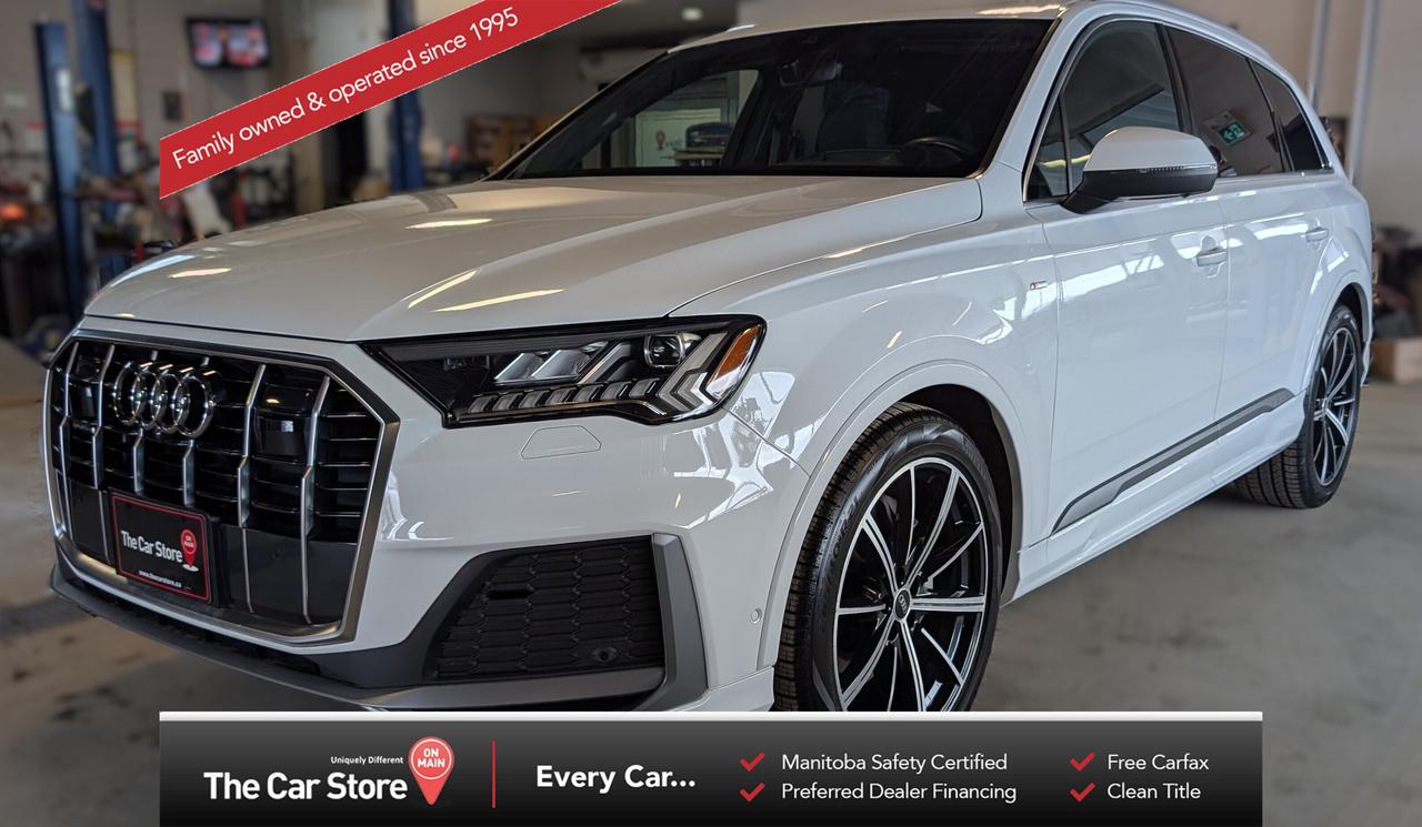 Used 2021 Audi Q7 Technik S-Line 7 SEATER Bang Olufsen Heads UP Disp for sale in Winnipeg, MB