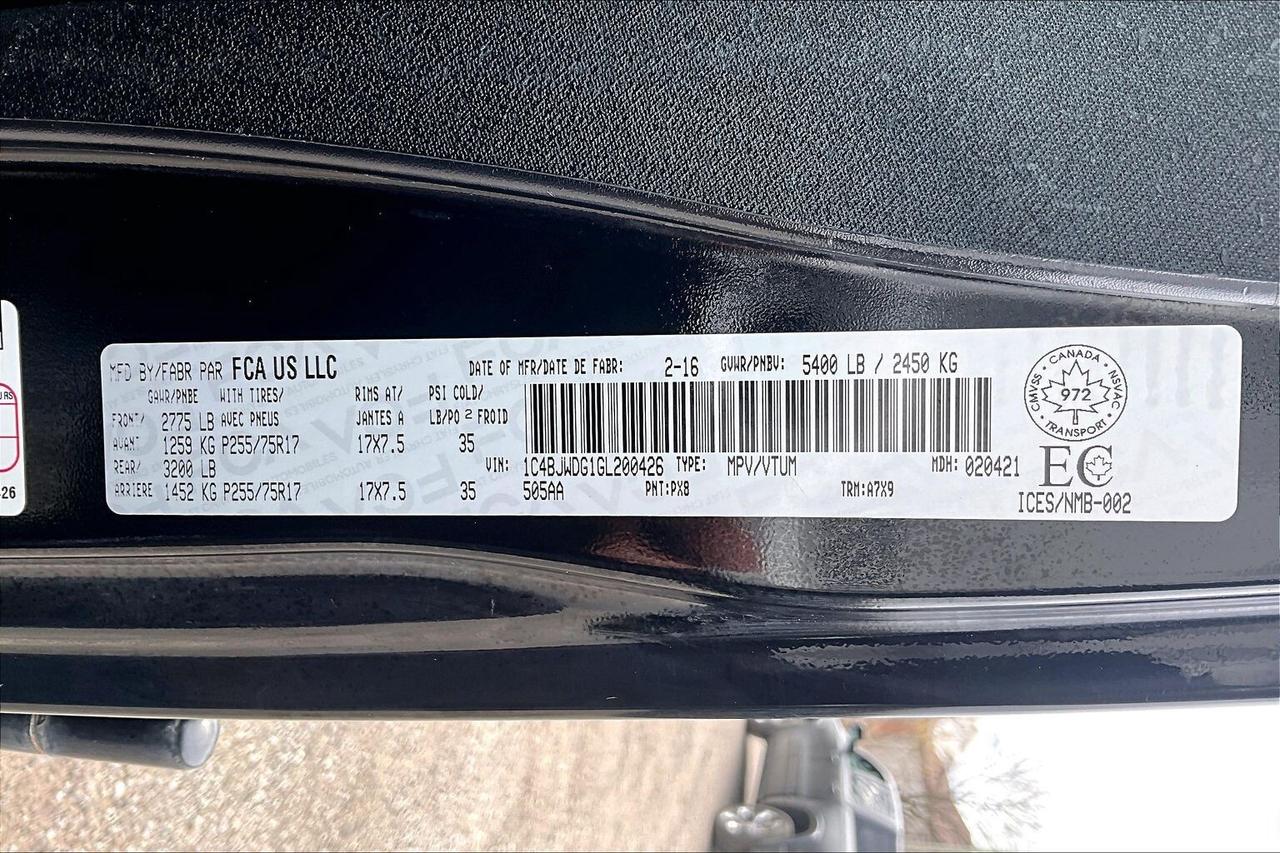 2016 Jeep Wrangler Unlimited Sport 4Dr | 6Spd Manual | AS IS | 4X4 Photo