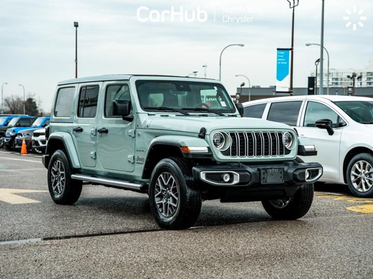 2024 Jeep Wrangler Sahara Skyroof Technology Group  Side Steps Nav Remote Start Photo4