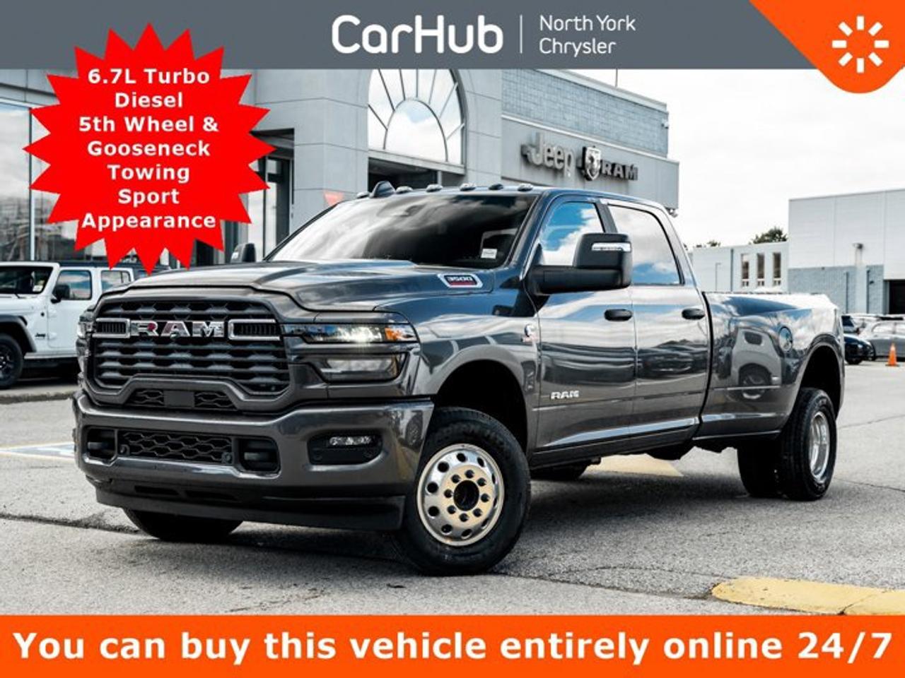 2026 RAM 3500 Big Horn 8' Box 6.7L Turbo Diesel 5th Wheel & Gooseneck Towing Photo