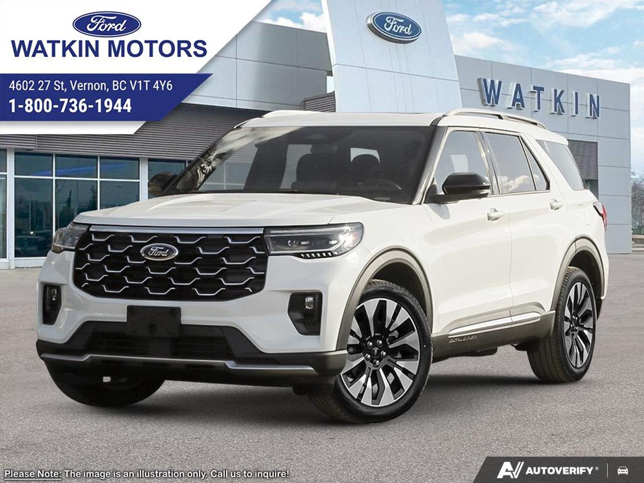 New 2026 Ford Explorer Platinum for sale in Vernon, BC
