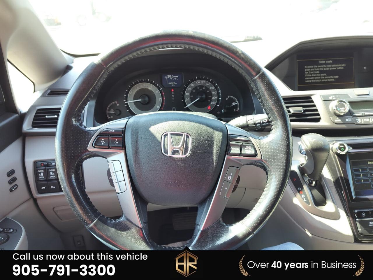 2017 Honda Odyssey No Accidents Reported | Touring | Sun Roof  | Heat Photo