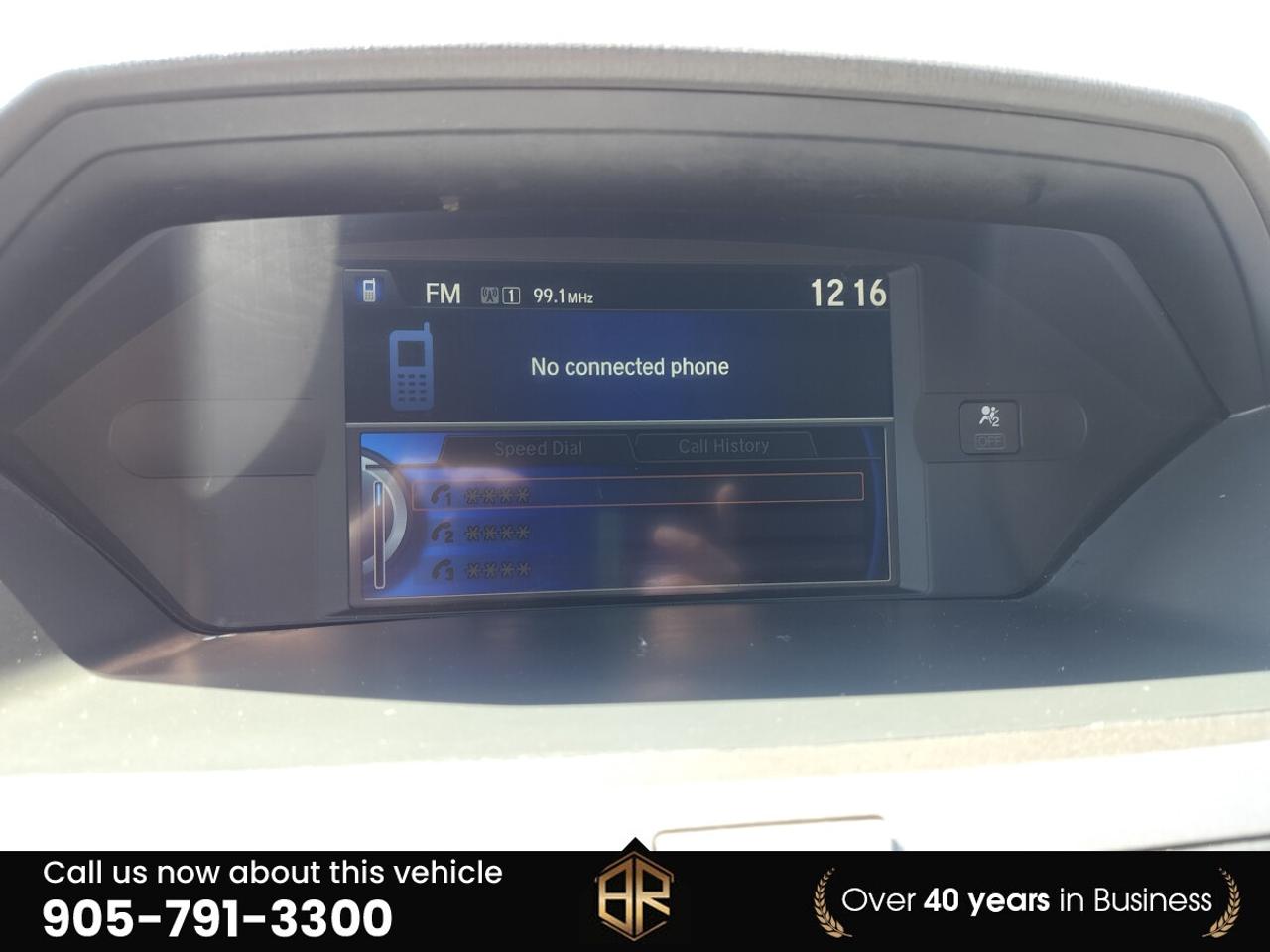 2017 Honda Odyssey No Accidents Reported | Touring | Sun Roof  | Heat Photo