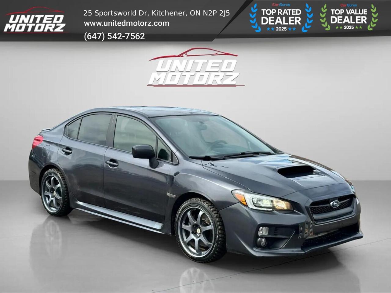 2015 Subaru WRX Man w/Sport-tech Pkg~SAFETY CERTIFIED~NO ACCIDENTS Photo2