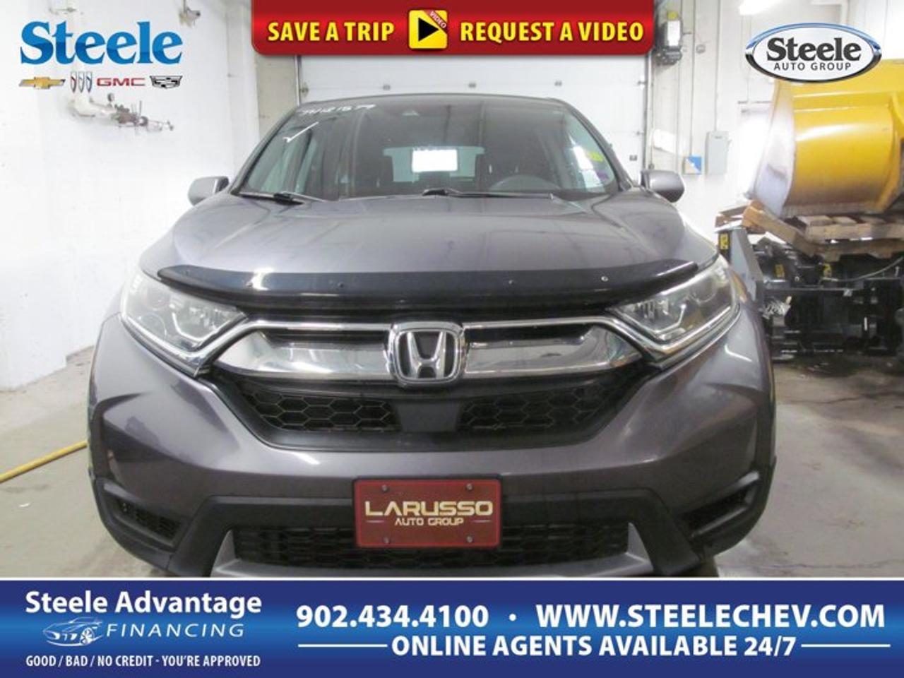 Built for Canadian roads and daily life, this used 2018 Honda CR-V LX offers the space, confidence, and efficiency that have made this SUV a favourite with families and commuters alike. Sold by Steele Chevrolet Buick GMC in Dartmouth, it combines a turbocharged 1.5-litre gas engine, CVT automatic transmission, and all-wheel drive for sure-footed performance in changing conditions. With 163,406 km, this CR-V LX still delivers the practical design and smart engineering drivers expect from Honda.The four-door layout makes entry and exit easy for passengers, while the compact exterior size helps with city parking and tight spaces. At the same time, the cabin and cargo area are impressively useful for groceries, sports gear, road trips, and everyday errands. The 2018 Honda CR-V LX is known for its balanced ride, strong fuel economy for its class, and versatile interior that adapts well to busy routines.FEATURES OF THE CR-V LX1.5-litre turbocharged four-cylinder gas engineContinuously variable automatic transmission includedReal Time all-wheel drive capabilityFour-door SUV practicality for daily useADVANCED SAFETY FEATURESVehicle Stability Assist helps maintain controlAnti-lock braking system supports safer stopsAdvanced front airbag system includedTire Pressure Monitoring System includedThe 2018 Honda CR-V LX was designed to inspire confidence behind the wheel. Its structure, braking support systems, and traction-focused engineering work together to help the driver stay composed in rain, slush, or dry pavement. The all-wheel drive system is especially valuable in Nova Scotia, where weather can shift quickly through the seasons.PERFORMANCE AND EFFICIENCYTurbo engine delivers strong everyday responseCVT supports smooth and efficient drivingAll-wheel drive adds year-round confidenceBalanced ride suits city and highwayThis SUV is easy to live with thanks to a powertrain that feels refined in normal driving. The turbocharged engine provides solid low-end pull for merging and passing, while the CVT helps keep the drive smooth and efficient. The result is a practical mix of comfort, usable power, and sensible fuel use for daily travel.COMFORT AND CONVENIENCEFour-door access simplifies family travelSpacious cabin supports everyday versatilityRear seats expand utility when neededElevated seating improves outward visibilityInside, the 2018 Honda CR-V LX focuses on smart use of space. The seating position gives a commanding view of the road, and the cabin layout is designed for easy daily use. Whether you are driving to work, picking up the kids, or heading out for the weekend, this SUV fits a wide range of needs.TECHNOLOGY AND CONNECTIVITYClear driver information display layoutEasy-to-use dashboard control placementBluetooth capability commonly appreciated by ownersUSB connectivity supports device chargingHonda built the CR-V with user-friendly controls that are simple to understand and reach. That matters on busy commutes and longer trips alike. The straightforward layout helps reduce distraction, while useful connectivity features make it easier to stay in touch and keep devices ready for the day ahead.CARGO SPACELarge rear cargo area for gearWide opening helps loading larger itemsFolding rear seats increase flexibilityIdeal for errands and road tripsOne of the best reasons to choose a CR-V is its excellent cargo utility. The rear area is generous for this class, making it easy to load luggage, shopping bags, strollers, or sports equipment. Fold the rear seats when needed, and the space becomes even more useful for larger items.AWARDS & RECOGNITIONSTop Safety Pick, Insurance Institute for Highway Safety, 2018Best Small Utility Vehicle, Automobile Journalists Association of Canada, 2018WHAT OTHER OWNERS LIKEExcellent cargo room for daily needsComfortable ride on varied road surfacesConfident all-wheel drive in winterEfficient turbo engine for everyday drivingThis 2018 Honda CR-V LXs VIN is: 2HKRW2H20JH121879.