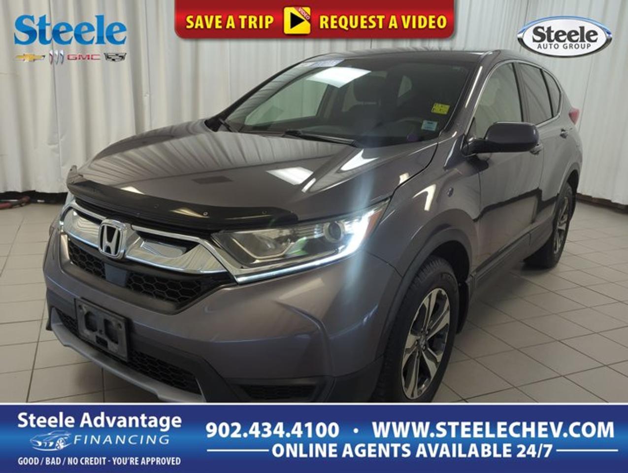Built for Canadian roads and daily life, this used 2018 Honda CR-V LX offers the space, confidence, and efficiency that have made this SUV a favourite with families and commuters alike. Sold by Steele Chevrolet Buick GMC in Dartmouth, it combines a turbocharged 1.5-litre gas engine, CVT automatic transmission, and all-wheel drive for sure-footed performance in changing conditions. With 163,406 km, this CR-V LX still delivers the practical design and smart engineering drivers expect from Honda.The four-door layout makes entry and exit easy for passengers, while the compact exterior size helps with city parking and tight spaces. At the same time, the cabin and cargo area are impressively useful for groceries, sports gear, road trips, and everyday errands. The 2018 Honda CR-V LX is known for its balanced ride, strong fuel economy for its class, and versatile interior that adapts well to busy routines.FEATURES OF THE CR-V LX1.5-litre turbocharged four-cylinder gas engineContinuously variable automatic transmission includedReal Time all-wheel drive capabilityFour-door SUV practicality for daily useADVANCED SAFETY FEATURESVehicle Stability Assist helps maintain controlAnti-lock braking system supports safer stopsAdvanced front airbag system includedTire Pressure Monitoring System includedThe 2018 Honda CR-V LX was designed to inspire confidence behind the wheel. Its structure, braking support systems, and traction-focused engineering work together to help the driver stay composed in rain, slush, or dry pavement. The all-wheel drive system is especially valuable in Nova Scotia, where weather can shift quickly through the seasons.PERFORMANCE AND EFFICIENCYTurbo engine delivers strong everyday responseCVT supports smooth and efficient drivingAll-wheel drive adds year-round confidenceBalanced ride suits city and highwayThis SUV is easy to live with thanks to a powertrain that feels refined in normal driving. The turbocharged engine provides solid low-end pull for merging and passing, while the CVT helps keep the drive smooth and efficient. The result is a practical mix of comfort, usable power, and sensible fuel use for daily travel.COMFORT AND CONVENIENCEFour-door access simplifies family travelSpacious cabin supports everyday versatilityRear seats expand utility when neededElevated seating improves outward visibilityInside, the 2018 Honda CR-V LX focuses on smart use of space. The seating position gives a commanding view of the road, and the cabin layout is designed for easy daily use. Whether you are driving to work, picking up the kids, or heading out for the weekend, this SUV fits a wide range of needs.TECHNOLOGY AND CONNECTIVITYClear driver information display layoutEasy-to-use dashboard control placementBluetooth capability commonly appreciated by ownersUSB connectivity supports device chargingHonda built the CR-V with user-friendly controls that are simple to understand and reach. That matters on busy commutes and longer trips alike. The straightforward layout helps reduce distraction, while useful connectivity features make it easier to stay in touch and keep devices ready for the day ahead.CARGO SPACELarge rear cargo area for gearWide opening helps loading larger itemsFolding rear seats increase flexibilityIdeal for errands and road tripsOne of the best reasons to choose a CR-V is its excellent cargo utility. The rear area is generous for this class, making it easy to load luggage, shopping bags, strollers, or sports equipment. Fold the rear seats when needed, and the space becomes even more useful for larger items.AWARDS & RECOGNITIONSTop Safety Pick, Insurance Institute for Highway Safety, 2018Best Small Utility Vehicle, Automobile Journalists Association of Canada, 2018WHAT OTHER OWNERS LIKEExcellent cargo room for daily needsComfortable ride on varied road surfacesConfident all-wheel drive in winterEfficient turbo engine for everyday drivingThis 2018 Honda CR-V LXs VIN is: 2HKRW2H20JH121879.