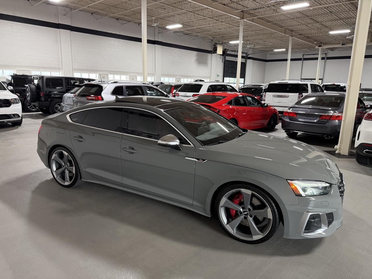 2020 Audi S5 Sportback Technik 360 Cam Heads Up Red Interior Certified Photo
