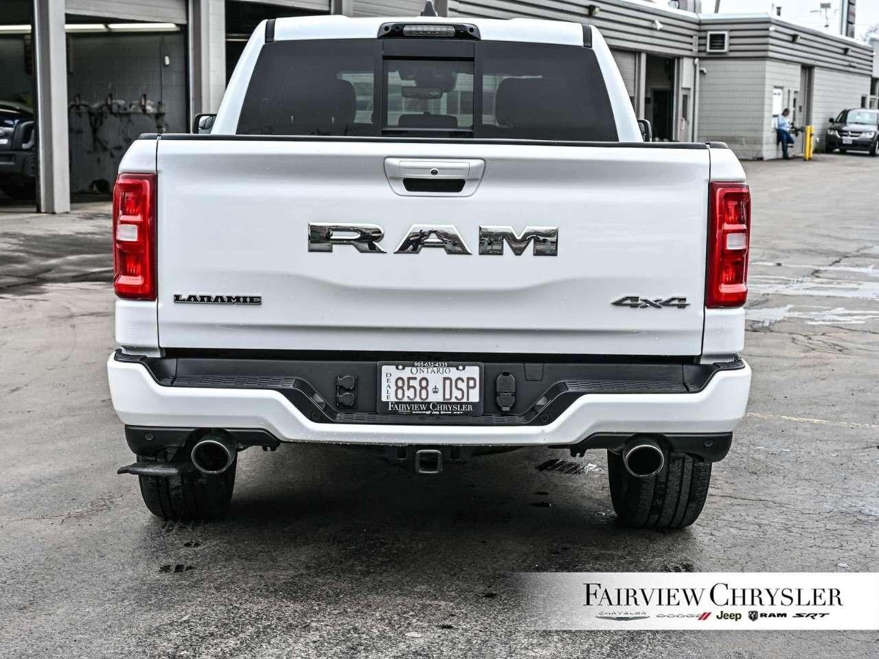 2025 RAM 1500 Laramie 4x4 Crew Cab 5'7 Box SPORT   LEVEL 2   DUAL PANO ROOF   TECH PKG   PWR BOARDS   CARPLAY Photo