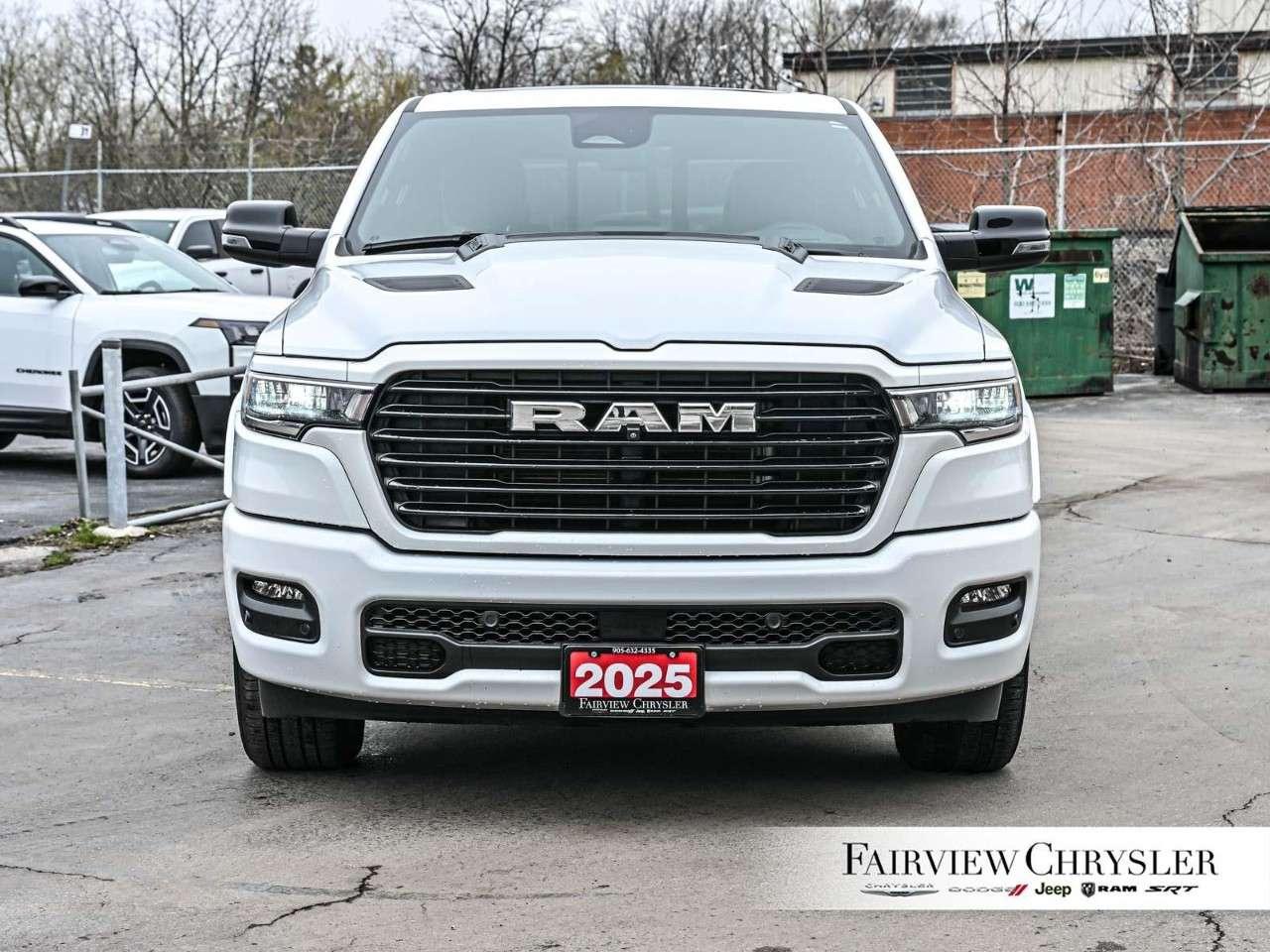 2025 RAM 1500 Laramie 4x4 Crew Cab 5'7 Box SPORT   LEVEL 2   DUAL PANO ROOF   TECH PKG   PWR BOARDS   CARPLAY Photo