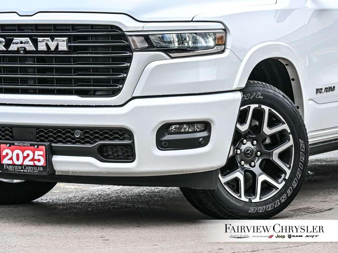 2025 RAM 1500 Laramie 4x4 Crew Cab 5'7 Box SPORT   LEVEL 2   DUAL PANO ROOF   TECH PKG   PWR BOARDS   CARPLAY Photo