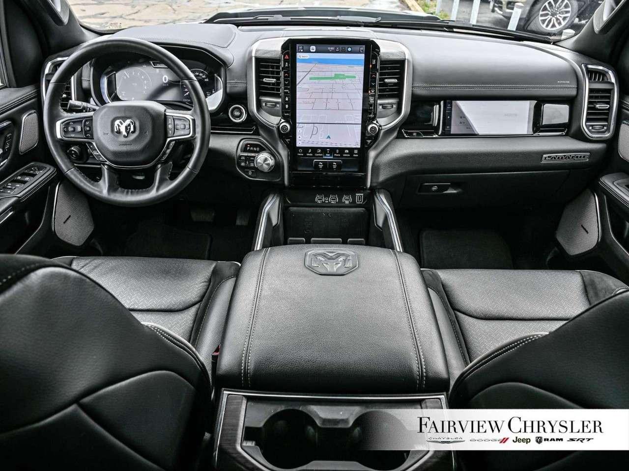 2025 RAM 1500 Laramie 4x4 Crew Cab 5'7 Box SPORT   LEVEL 2   DUAL PANO ROOF   TECH PKG   PWR BOARDS   CARPLAY Photo