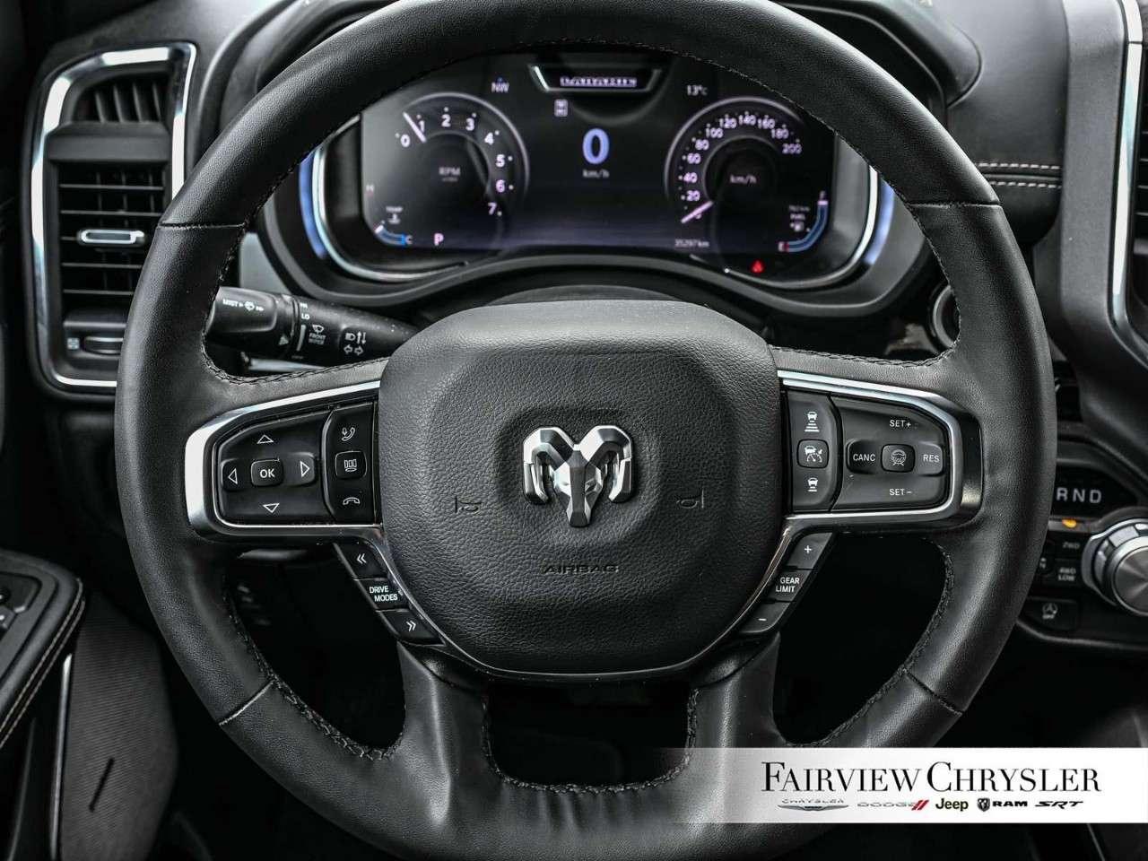 2025 RAM 1500 Laramie 4x4 Crew Cab 5'7 Box SPORT   LEVEL 2   DUAL PANO ROOF   TECH PKG   PWR BOARDS   CARPLAY Photo