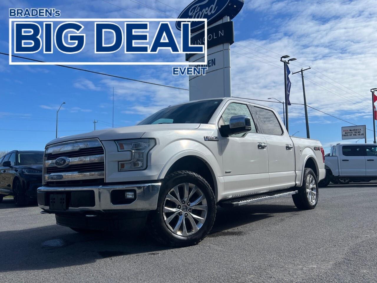 2016 Ford F-150 LARIAT   MAX TOW PKG   MOONROOF Photo0