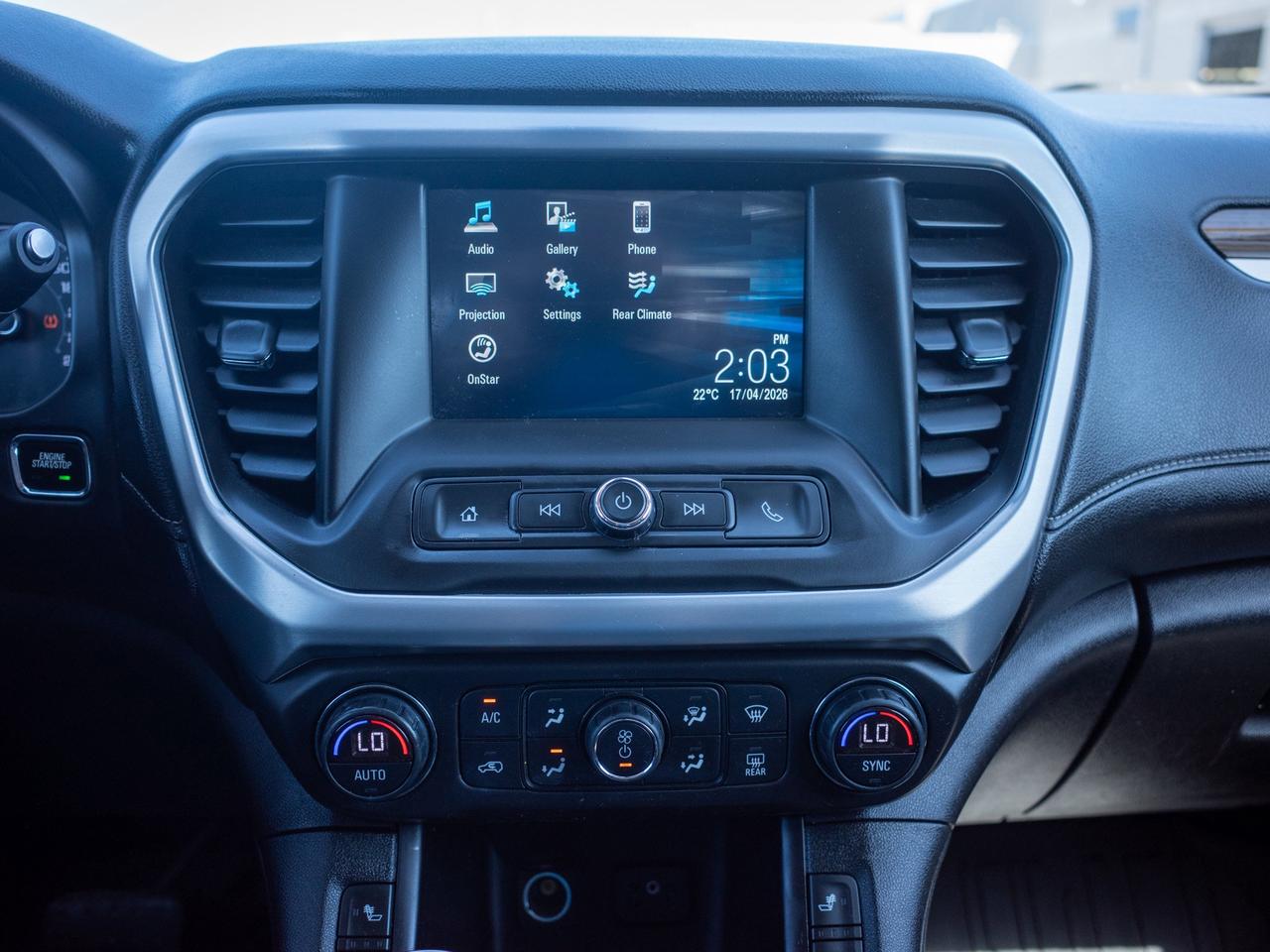 2017 GMC Acadia SLE - Power Seats   Remote Trunk Release Photo