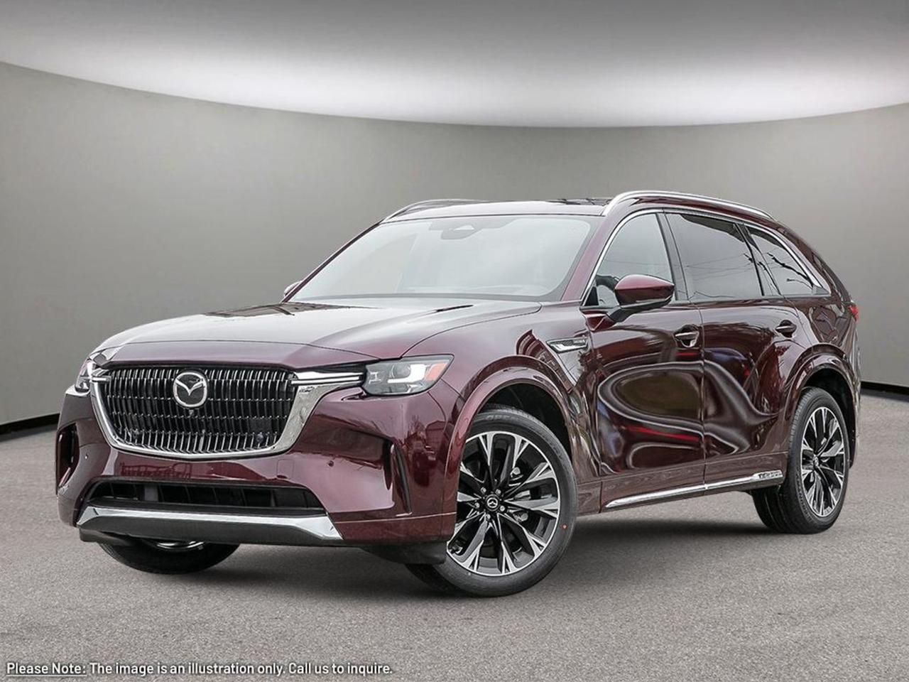 Experience the pinnacle of luxury and innovation with the 2026 Mazda CX-90 MHEV Signature AWD in stunning Red. Powered by a robust 3.3L e-SKYACTIV G turbocharged inline-6 engine paired with an 8-speed automatic transmission and mild-hybrid technology, it delivers exhilarating performance with exceptional efficiency. Step inside to find Nappa leather heated and ventilated front bucket seats, a premium Bose 12-speaker sound system, and a spacious 7-passenger interior crafted for supreme comfort. Advanced AWD and driver-selectable drivetrain modes ensure confident handling in every condition, while cutting-edge safety featuresincluding lane departure prevention, forward collision mitigation, and a 360-degree camera systemkeep you and your loved ones protected.With its bold 21 machined-spoke wheels, sophisticated chrome accents, and state-of-the-art tech like a 12.3-inch touchscreen display with integrated navigation and head-up display, the CX-90 Signature defines modern luxury SUVs. Drive the future todayschedule your test drive and elevate your journey with the 2026 Mazda CX-90 MHEV Signature AWD.Go Mazda is an AMVIC licensed business