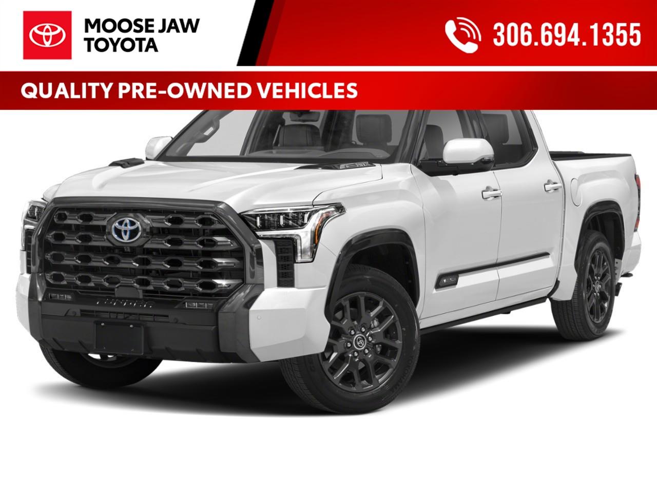 Used 2022 Toyota Tundra Hybrid PLATINUM for sale in Moose Jaw, SK