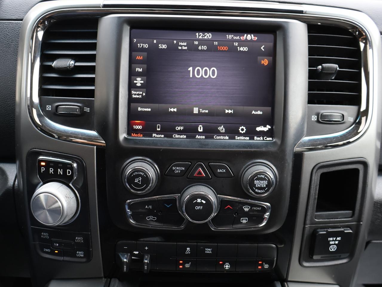 2018 RAM 1500 SPORT HEMI 4WD CERTIFIED *ACCIDENT FREE* CAMERA BLUETOOTH LEATHER HEATED SEATS SUNROOF CRUISE ALLOYS Photo