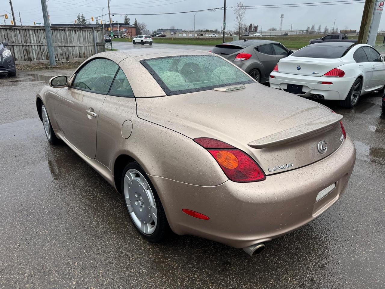 2003 Lexus SC 430 CONVERTIBLE, NAVI, OILED, GREAT SHAPE, CERT Photo