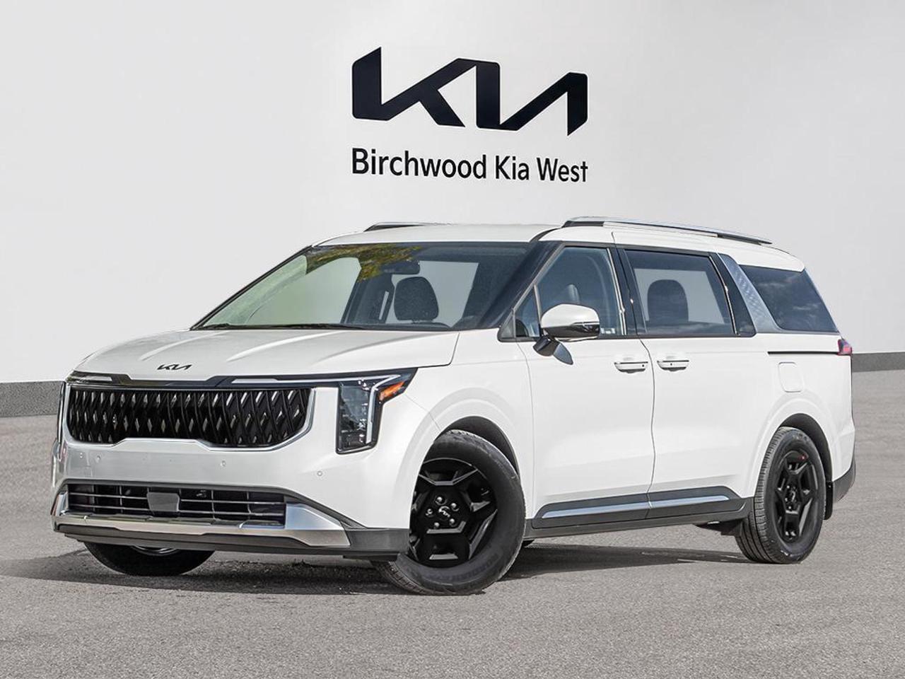 Experience is Everything at Birchwood Kia West!  It is our mission to provide the most transparent and time efficient sales process out of any Manitoba Kia Dealer!  Come visit us and see for yourself why we have a 4.4 star google rating!
The 2026 Kia Carnival in Snow White Pearl is a brand-new minivan built for families who refuse to compromise on comfort, technology, or safety. With just 26 km on the odometer, this FWD Carnival is ready to take on Manitoba roads right out of the gate  packed with smart driver-assist tech and a refined interior designed around real family life.

Key Features:
- Brand new 2026 model with only 26 km  as fresh as it gets
- 3.5L V6 engine with Front-Wheel Drive, delivering confident and efficient performance
- Smart Cruise Control with Stop & Go (N-SCC w/S&G)  ideal for highway commutes and city stop-and-go traffic
- AVN 5.0 Navigation System with voice activation built right in  no phone mount needed
- Flexible 3-row seating: Slide-N-Stow 2nd row and fold-into-floor 3rd row for maximum cargo versatility
- Heated washer jets and auto-sensing wipers  a practical must-have for Winnipeg winters
- 17 alloy wheels with deep tinted glass and LED daytime running lights for a polished exterior
- Off Black interior with full carpet floor mats and illuminated visor mirrors for everyday comfort

Safety Features:
- Blind-Spot Collision-Avoidance Assist (BCA)
- Lane Following Assist (LFA) and Driver Monitoring Alert
- Front & Rear Parking Distance Warning sensors
- Rear Cross-Traffic Collision Avoidance Assist (RCAA)
- Curtain airbags across all three rows
- Collision Mitigation-Front

Experience is Everything at Birchwood Kia West! It is our mission to provide the most transparent and time-efficient sales process of any Manitoba Kia Dealer. Whether you want to reserve this Carnival, start your purchase online, or come in for a test drive, we make it easy and stress-free. Have questions? Contact us directly  were happy to help.

Shop anytime at www.birchwoodkiawest.ca
ADDITIONAL ACCESSORIES INCLUDED: 

*Kia Genuine All-Weather Floor Mats
*Premium DEFA Block Heater
*Kia Genuine Wheel Locks
*Kia Genuine Touch-Up Paint

You might qualify for additional savings on your purchase! Ask us about our:

$500 Grad Program
$750 Mobility Assistance Program
$500 Military Benefit
1% Loyalty Rate Reduction 

FIND MORE INFORMATION AND VIEW MORE OPTIONS

*Visit us! Birchwood Kia West in the Birchwood Auto Park. Portage Ave & The Perimeter!
*Visit www.birchwoodkiawest.ca
*Contact our sales department at (204) 888-4542

*Whenever possible, the vehicle photos shown are of the ACTUAL vehicle. This provides the best online shopping experience for our valued customers.
*Price includes all options, fees, and levies. No additional charges are applied.
*Additional fees may apply to select finance and lease options. 
*Dealer Permit #4302
Dealer permit #4302