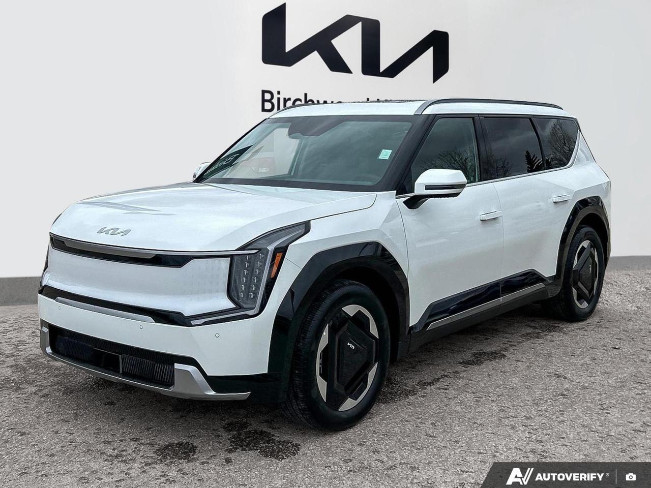 Experience is Everything at Birchwood Kia West!  It is our mission to provide the most transparent and time efficient sales process out of any Manitoba Kia Dealer!  Come visit us and see for yourself why we have a 4.4 star google rating!
The 2026 Kia EV9 in Snow White Pearl is a fully electric, three-row SUV built for families who want capability without compromise. With a massive 99.8 kWh battery, standard AWD, and a suite of intelligent driver assistance technology, this EV9 delivers long-range confidence and a refined experience from the moment you get in.

Key Features
- 99.8 kWh Lithium-Ion battery with 10.9 kW onboard charger for faster Level 2 charging
- Dual-motor AWD for confident all-season traction
- Highway Driving Assist (HDA) for semi-autonomous highway travel
- Smart Cruise Control with Stop & Go for relaxed commuting and highway driving
- Integrated Navigation System with Voice Activation and Mobile Hotspot
- 20 Alloy Wheels with Aerodynamic Covers on 275/50R20 all-season tires
- Driver Monitoring Alert and Evasion Assist for an added layer of active safety
- Heated leatherette steering wheel and auto-dimming rearview mirror for daily comfort

Safety Highlights
- Blind-Spot Collision-Avoidance Assist
- Rear Cross-Traffic Collision Avoidance Assist
- Front and Rear Parking Distance Warning
- Full curtain airbag coverage across all three rows

Ready to make it yours? Reserve this EV9 online, start your purchase at birchwoodkiawest.ca, or contact us to book a test drive at Birchwood Kia West. Our team is committed to making the process straightforward and transparent  just like our 4.4-star Google rating reflects.

Open 24 hours a day at birchwoodkiawest.ca
ADDITIONAL ACCESSORIES INCLUDED: 

*Kia Genuine All-Weather Floor Mats


You might qualify for additional savings on your purchase! Ask us about our:

$500 Grad Program
$750 Mobility Assistance Program
$500 Military Benefit
1% Loyalty Rate Reduction 

FIND MORE INFORMATION AND VIEW MORE OPTIONS

*Visit us! Birchwood Kia West in the Birchwood Auto Park. Portage Ave & The Perimeter!
*Visit www.birchwoodkiawest.ca
*Contact our sales department at (204) 888-4542

*Whenever possible, the vehicle photos shown are of the ACTUAL vehicle. This provides the best online shopping experience for our valued customers.
*Price includes all options, fees, and levies. No additional charges are applied.
*Additional fees may apply to select finance and lease options. 
*Dealer Permit #4302
Dealer permit #4302