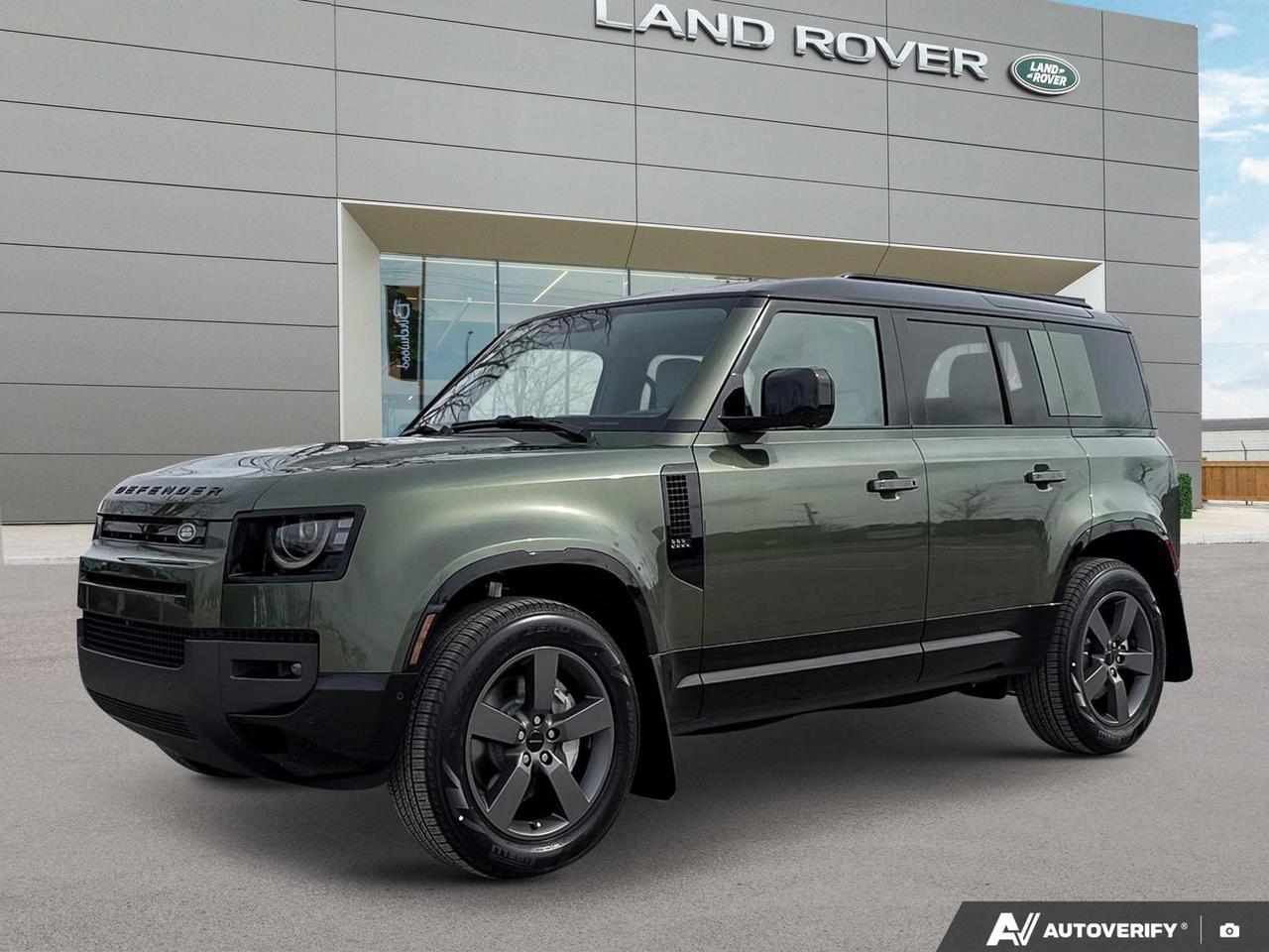 Bold meets refined in the 2026 Defender, finished in striking Woolstone Green. Built to conquer anythingwhile looking effortlessly elite doing it.
The 2026 Land Rover Defender X-Dynamic SE is a purpose-built machine dressed in striking Woolstone Green with a Light Cloud interior  a combination that feels as refined as it is distinctive. With just 50 km on the clock, a twin-turbocharged 3.0L inline-six, full-time AWD, and a suite of intelligent driver assistance technology, this Defender is ready to perform in every environment Winnipeg and beyond can throw at it.

- Finished in exclusive Woolstone Green exterior with a Light Cloud interior  a rare and sophisticated pairing
- 3.0L 6-cylinder engine with full-time AWD for confident performance on any terrain
- Adaptive Cruise Control with Stop and Go for relaxed long-distance travel
- Aerial View Camera System plus 360 Parking Aid with front and rear sensors for tight urban manoeuvring
- Meridian Surround Sound System for a premium in-cabin audio experience
- PIVI Pro Connected infotainment system keeping you seamlessly linked on and off the beaten path
- Panoramic sunroof with power sunshade for an open, airy cabin atmosphere
- Comprehensive safety suite including Blind Spot Assist, Rear Traffic Monitor, Driver Monitoring Alert, and Collision Mitigation

At Land Rover Winnipeg, were here to make your next step straightforward. Reserve this Defender online, start your purchase at winnipeglandrover.com, or contact us to book a test drive  our team is ready to walk you through every detail at your pace.
At Land Rover Winnipeg, we dont just sell vehicles; we deliver an exceptional ownership experience with your new Land Rover:

- Exclusive Perks: Enjoy on-brand loaners and rental vehicles during your scheduled service appointments.

- Convenience at Your Door: Benefit from our Land Rover Valet concierge service for hassle-free vehicle servicing.

- Keep It Clean: Complimentary washes with every service visit.

- Luxurious Comfort: Visit our state-of-the-art facility with full coffee service and premium amenities.

- Expert Care: Our Land Rover-trained technicians are dedicated to the longevity and performance of your vehicle.

Dont see exactly what youre looking for in our new or pre-owned inventory? Let our team locate it for you!

Visit us today or call for a personalized experience:

Phone: 204-452-8030
Website: winnipeglandrover.com  

Dealer Permit #0112
Dealer permit #0112