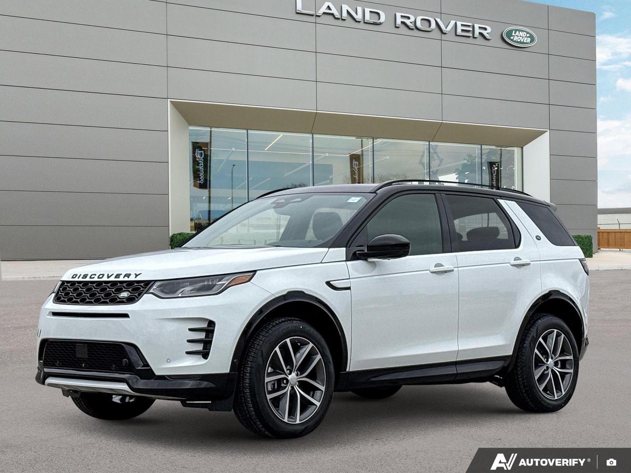 The Discovery Sport Landmark Edition blends versatile capability with standout features in a refined, adventure-ready package. Exceptional value meets everyday luxurymaking premium driving more accessible than ever.
The 2026 Land Rover Discovery Sport Landmark Edition arrives dressed in Fuji White with a striking set of 19 Gloss Dark Grey diamond-turned wheels, and it backs up the looks with genuine capability. This is the trim that adds the finishing touches enthusiasts actually want  from a panoramic sunroof with power sunshade to a Meridian Sound System and full DuoLeather seating  without having to option-hunt.

- Landmark Edition-exclusive 19 Style 5136 Gloss Dark Grey diamond-turned contrast wheels and exterior trim
- Fixed glass 1st and 2nd row sunroof with power sunshade for an open, airy cabin
- 12-way heated electric front seats with driver memory, plus DuoLeather seating throughout
- Meridian Sound System with 11.4 Pivi Pro touchscreen, Android Auto, Apple CarPlay, HD Radio, and SiriusXM
- Full-time AWD with a 246HP 2.0L Turbocharged I4 and 9-speed automatic with paddle shifters
- Comprehensive driver assistance suite: Adaptive Cruise Control, Blind Spot Assist, Lane Keep Assist, Rear Traffic Monitor, and Aerial View Camera
- Heated leatherette steering wheel with smart device remote engine start and proximity keyless entry
- Fuel economy rated at 10.0 L/100 km highway  practical for both city commutes and longer drives

Ready to take the next step? Visit us at Land Rover Winnipeg to book your test drive, ask us anything at www.winnipeglandrover.com, or get the process started online today.
At Land Rover Winnipeg, we dont just sell vehicles; we deliver an exceptional ownership experience with your new Land Rover:

- Exclusive Perks: Enjoy on-brand loaners and rental vehicles during your scheduled service appointments.

- Convenience at Your Door: Benefit from our Land Rover Valet concierge service for hassle-free vehicle servicing.

- Keep It Clean: Complimentary washes with every service visit.

- Luxurious Comfort: Visit our state-of-the-art facility with full coffee service and premium amenities.

- Expert Care: Our Land Rover-trained technicians are dedicated to the longevity and performance of your vehicle.

Dont see exactly what youre looking for in our new or pre-owned inventory? Let our team locate it for you!

Visit us today or call for a personalized experience:

Phone: 204-452-8030
Website: winnipeglandrover.com  

Dealer Permit #0112
Dealer permit #0112