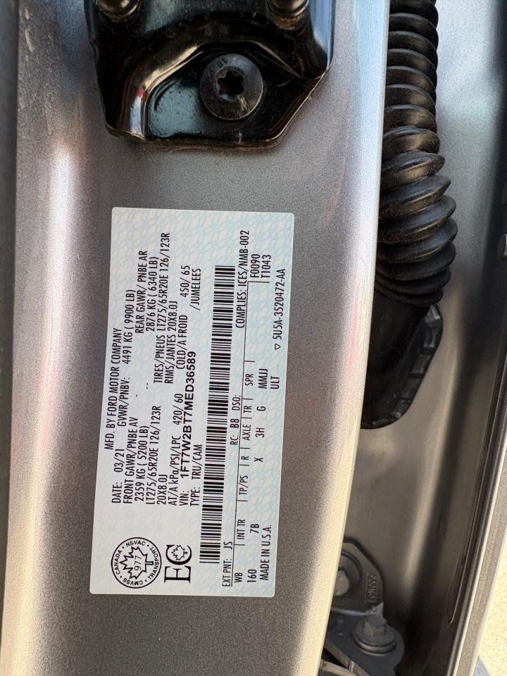 2021 Ford F-250 Super Duty SRW PLATINUM 4WD CREW CAB 6.75' BOX Photo