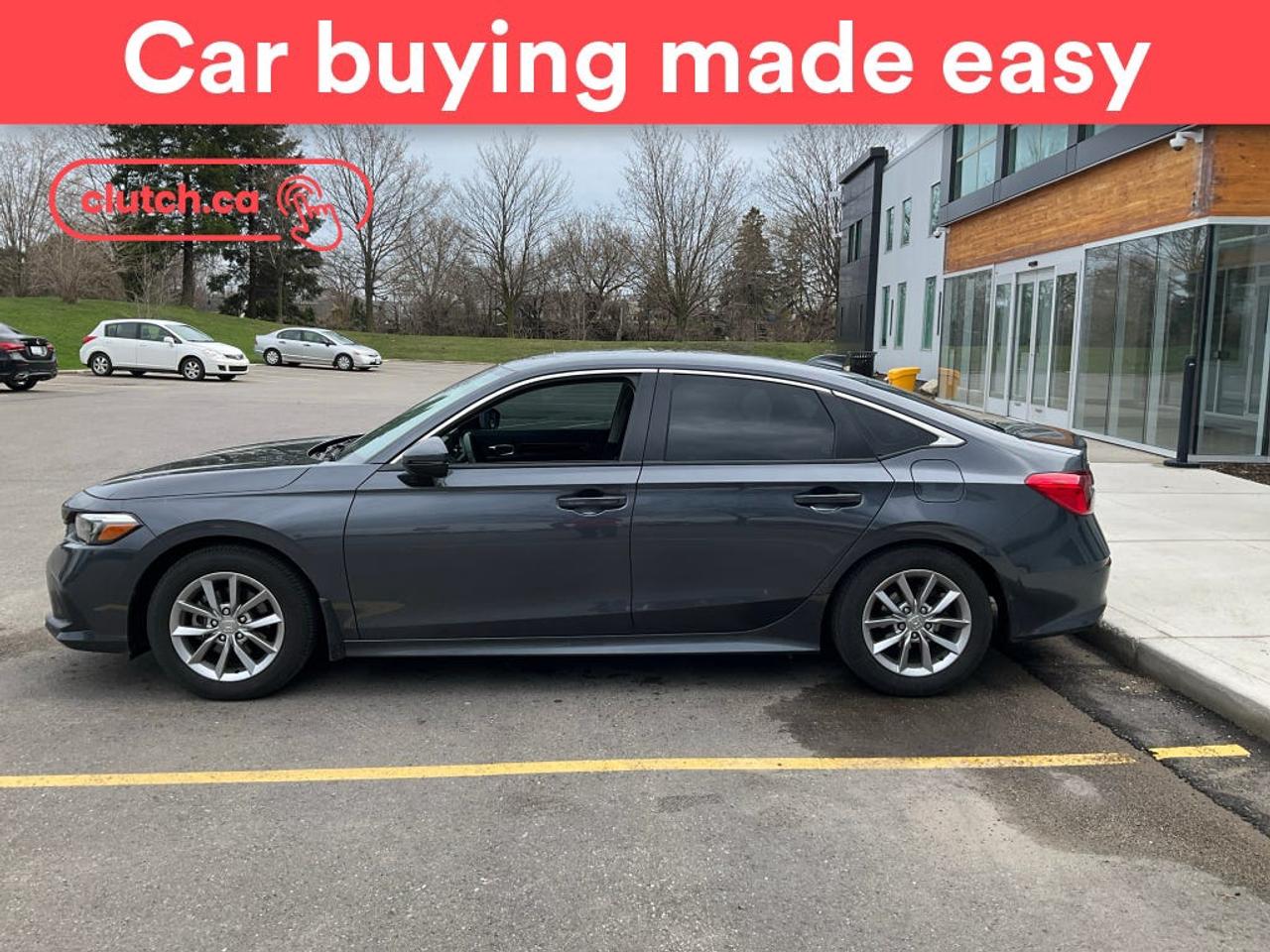 NO ACCIDENTS / CLEAN CARFAX / 1 OWNER / Electric Parking Brake, Brake Assist, Front Heated Seats and more!<br> <br>Clutch is the largest online used car retailer in Canada, delivering a seamless, hassle-free car-buying experience to drivers everywhere. Shop thousands of used cars online, get the right one delivered to your door, and enjoy peace of mind with our 10-Day Money-Back Guarantee. How sweet is that? To learn more, visit clutch.ca.<br> <br>The top features for this car include:<br> <br>Auto Stop/Start<br>Electric Parking Brake<br>Brake Assist<br>Front Heated Seats<br>Folding Rear Seats<br>Climate Control<br>Dual Zone Front Climate Control<br>Speed-Sensitive Volume<br>Bluetooth Music<br>Touchscreen Display<br>Cruise Control<br>Adaptive Cruise Control<br>12V Outlet<br>Hands Free Device Connectivity<br>Apple CarPlay<br>Android Auto<br>USB Input<br>Keyless Entry<br>Push Button Start<br>Passive Keyless Entry<br>Keyfob Remote Trunk Release<br>Keyfob Remote Start<br>Lane Departure Warning<br>Active Lane Keep Assistance<br>Blindspot Sensors<br>Forward Collision Mitigation<br>Pedestrian Detection<br>Traffic Sign Recognition<br>Heated Steering Wheel<br>Rear Window Defroster<br>Hill Assistance<br>Automatic High Beams<br>Rear View Camera<br>AM/FM Stereo<br> <br>Seamless home delivery - Delivery to your door in a matter of days. Available on select packages.<br> <br>Try it out for 10 days - If you do not like it, we will take it back. <br> <br>Quality assured - All cars go through our rigorous 210-point inspection and reconditioning process.<br> <br>Peace of mind - Warranty and protection plans available.<br> <br>Haggle-free - No haggling or hard sells.<br> <br>100% Transparency - Full inspection reports on every car, including high-res photography and a free Carfax report.<br> <br>Listed price is for cash purchase only and does not include taxes, Shipping Fees (if applicable), Delivery Fees (if applicable), government licensing fees.<br> <br>Previous Provincial Registrations:<br>Ontario<br> <br>Stock # 98099