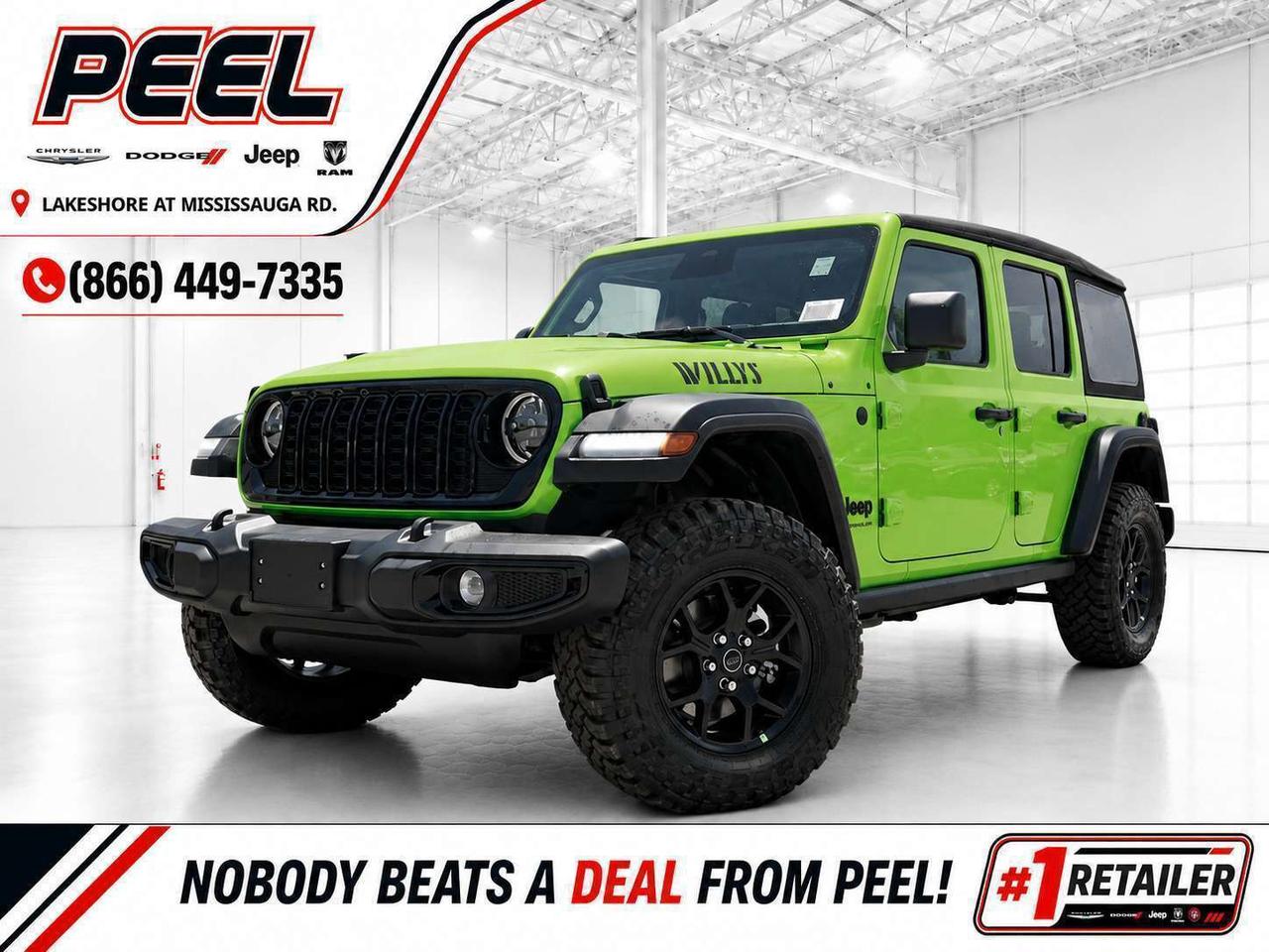 2026 Jeep Wrangler WILLYS 4DR | Tech & Conv Grp | Sun Rider Top Photo