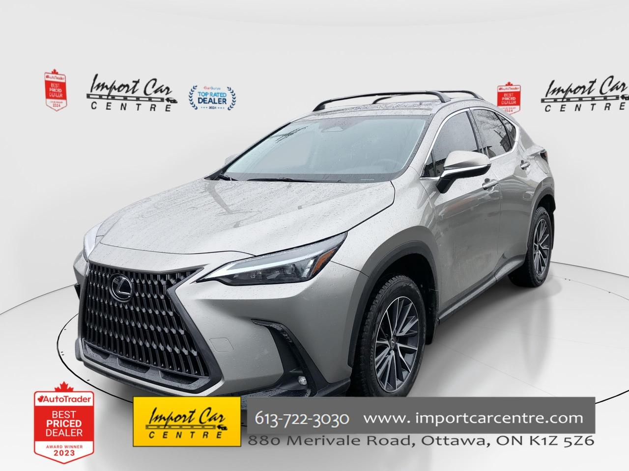 Used 2025 Lexus NX 350h HYBRID, HTD. & VENTED SEATS, SAFE EXIT for sale in Ottawa, ON