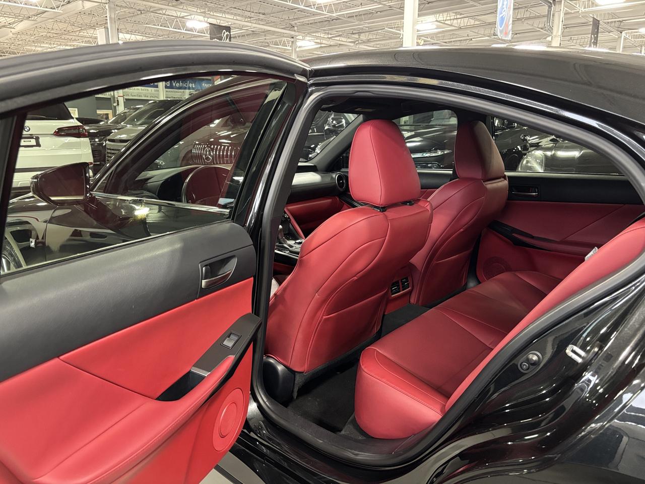 2021 Lexus IS 300 F-SPORT|AWD|REDLEATHER|HEATEDCOOLEDSEATS|PADDLES|+ Photo