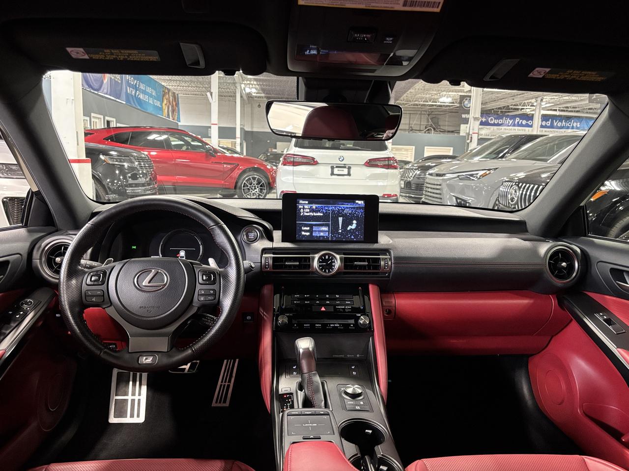 2021 Lexus IS 300 F-SPORT|AWD|REDLEATHER|HEATEDCOOLEDSEATS|PADDLES|+ Photo