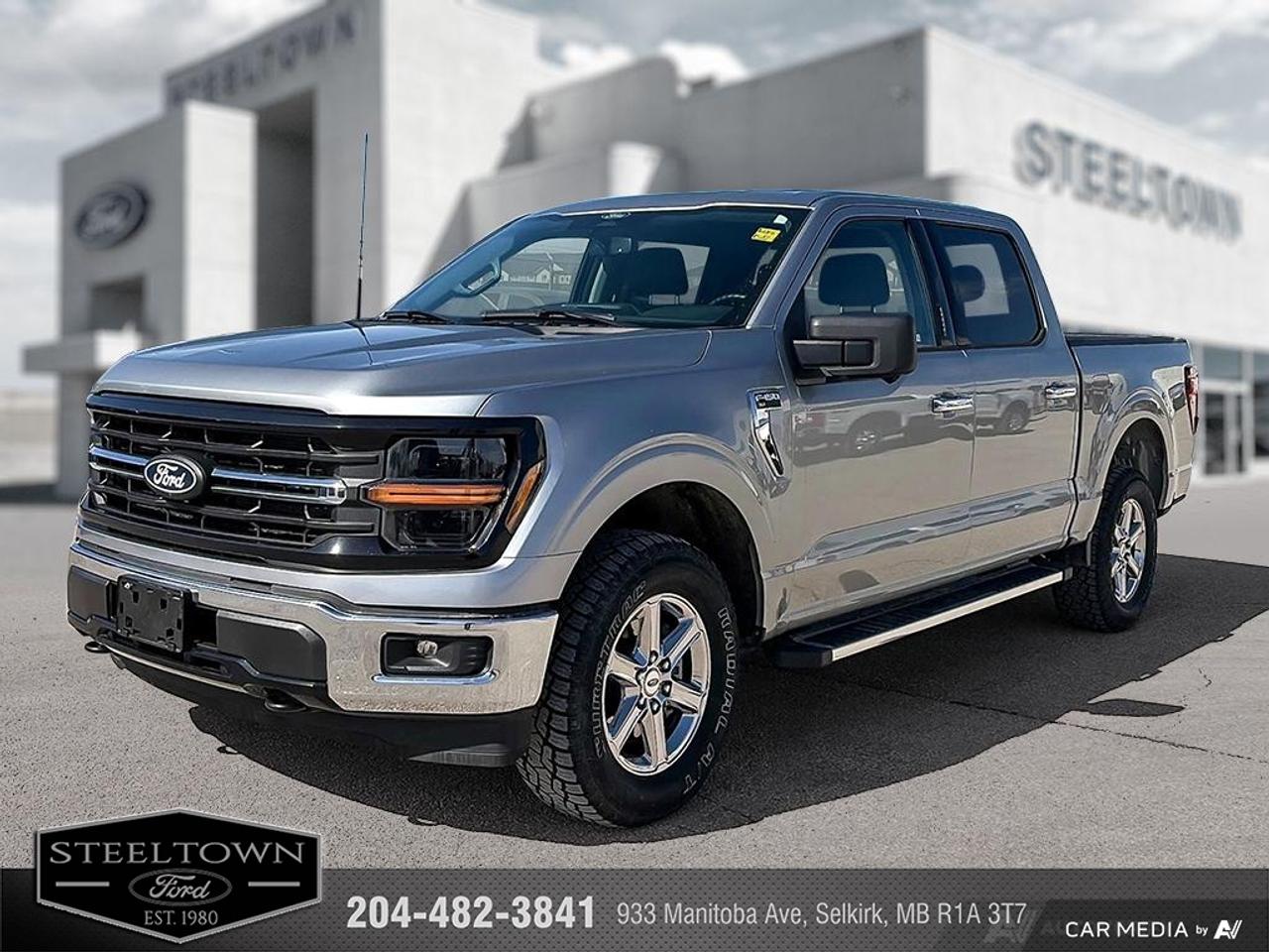 <b>Climate Control,  Navigation,  SYNC 4,  Remote Keyless Entry,  Mobile Hotspot!</b><br> <br> We value your TIME, we wont waste it or your gas is on us!   We offer extended test drives and if you cant make it out to us we will come straight to you!<br><br><br> <br>The Ford F-Series is the best-selling vehicle in Canada for a reason. Its simply the most trusted pickup for getting the job done. This 2024 Ford F-150 is for sale today in Selkirk.<br> <br>Just as you mould, strengthen and adapt to fit your lifestyle, the truck you own should do the same. The Ford F-150 puts productivity, practicality and reliability at the forefront, with a host of convenience and tech features as well as rock-solid build quality, ensuring that all of your day-to-day activities are a breeze. Theres one for the working warrior, the long hauler and the fanatic. No matter who you are and what you do with your truck, F-150 doesnt miss.<br> <br>This Crew Cab 4X4 pickup has 63,810 km. Its Silver in colour. It has an Automatic transmission and is powered by a 400HP 3.5L V6 Cylinder Engine. <br> <br> Our F-150s trim level is XLT. This XLT trim steps things up with running boards and dual-zone climate control, along with great standard features such as class IV tow equipment with trailer sway control, remote keyless entry, cargo box lighting, and a 12-inch infotainment screen powered by SYNC 4 featuring voice-activated navigation, SiriusXM satellite radio, Apple CarPlay, Android Auto and FordPass Connect 5G internet hotspot. Safety features also include blind spot detection, lane keep assist with lane departure warning, front and rear collision mitigation and automatic emergency braking. This vehicle has been upgraded with the following features: Climate Control, Navigation, SYNC 4, Remote Keyless Entry, Mobile Hotspot, Blind Spot Detection, Lane Keep Assist.<br> To view the original window sticker for this vehicle view this <a href=http://www.windowsticker.forddirect.com/windowsticker.pdf?vin=1FTFW3L84RKD72521 target=_blank>http://www.windowsticker.forddirect.com/windowsticker.pdf?vin=1FTFW3L84RKD72521</a>. <br/><br> <br>To apply right now for financing use this link: <a href=http://www.steeltownford.com/?https://CreditOnline.dealertrack.ca/Web/Default.aspx?Token=bf62ebad-31a4-49e3-93be-9b163c26b54c&La target=_blank>http://www.steeltownford.com/?https://CreditOnline.dealertrack.ca/Web/Default.aspx?Token=bf62ebad-31a4-49e3-93be-9b163c26b54c&La</a><br> <br/><br>Family owned and operated in Selkirk for 35 Years.  <br>Steeltown Ford is located just 20 minutes North of the Perimeter Hwy, with an onsite banking center that offers free consultations. <br>Ask about our special dealer rates available through all major banks and credit unions.<br><br><br>Steeltown Ford Protect Plus includes:<br>- Life Time Tire Warranty <br>Cars cost less in Selkirk <br><br>Dealer Permit # 1039<br><br><br> Come by and check out our fleet of 100+ used cars and trucks and 220+ new cars and trucks for sale in Selkirk.  o~o