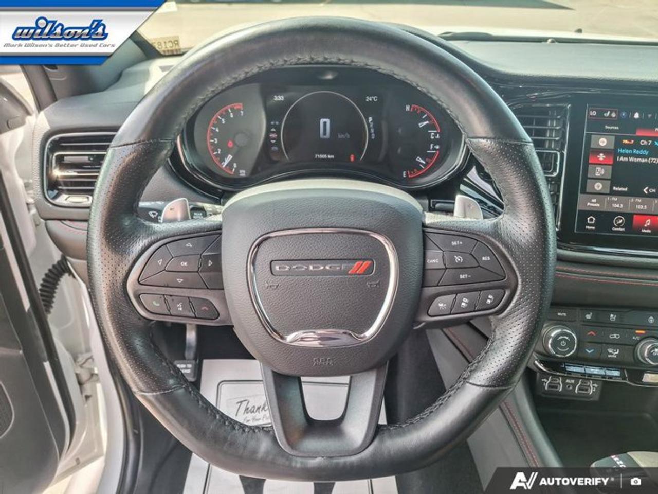 2024 Dodge Durango GT Plus | Leather | Sunroof | Nav | Blacktop Pkg | Cooled + Heated Seats | Remote Start and More Photo