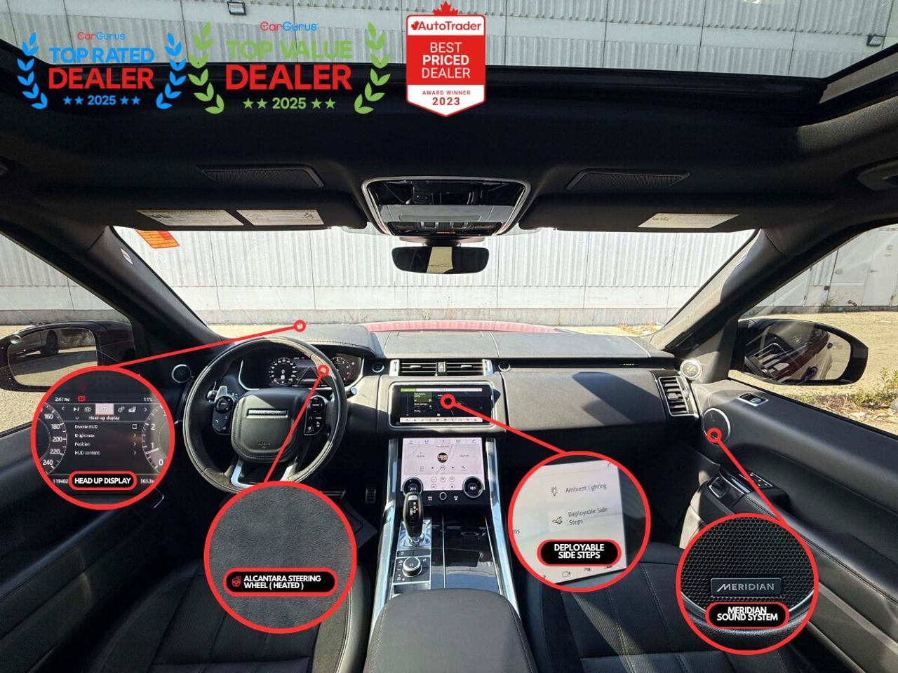 2020 Land Rover Range Rover Sport HST DYNAMIC | MERIDIAN | HUD | DEPLOYABLE STEPS | Photo