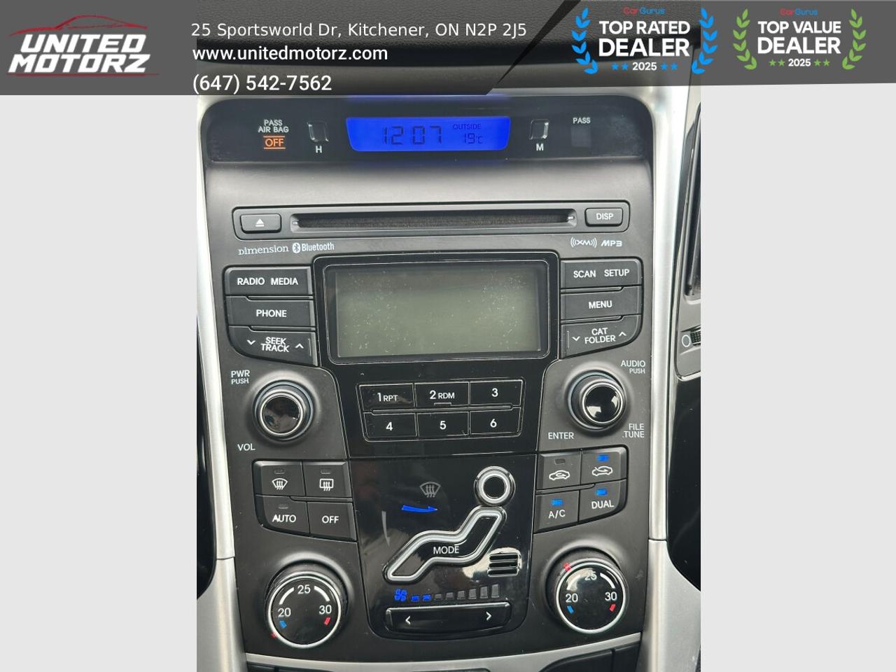 2012 Hyundai Sonata Limited 2.4L~SAFETY CERTIFIED~NO ACCIDENTS~ Photo
