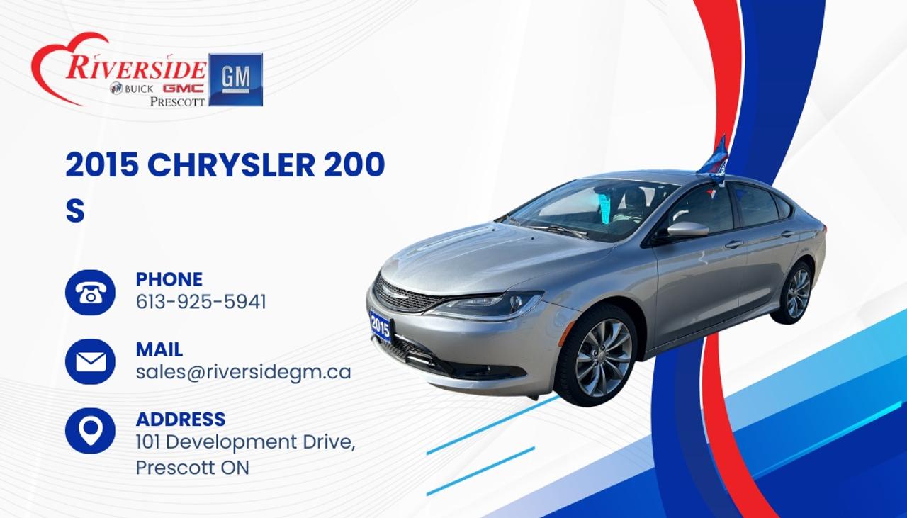 2015 Chrysler 200 S 4dr Front-wheel Drive Sedan Photo0