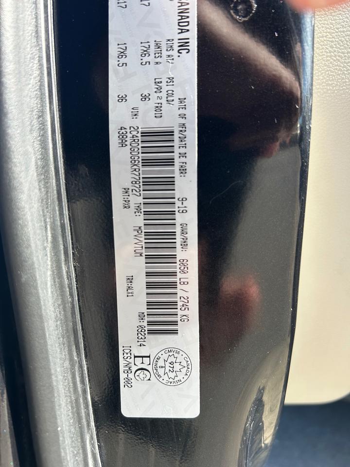 2019 Dodge Grand Caravan Crew Plus Photo