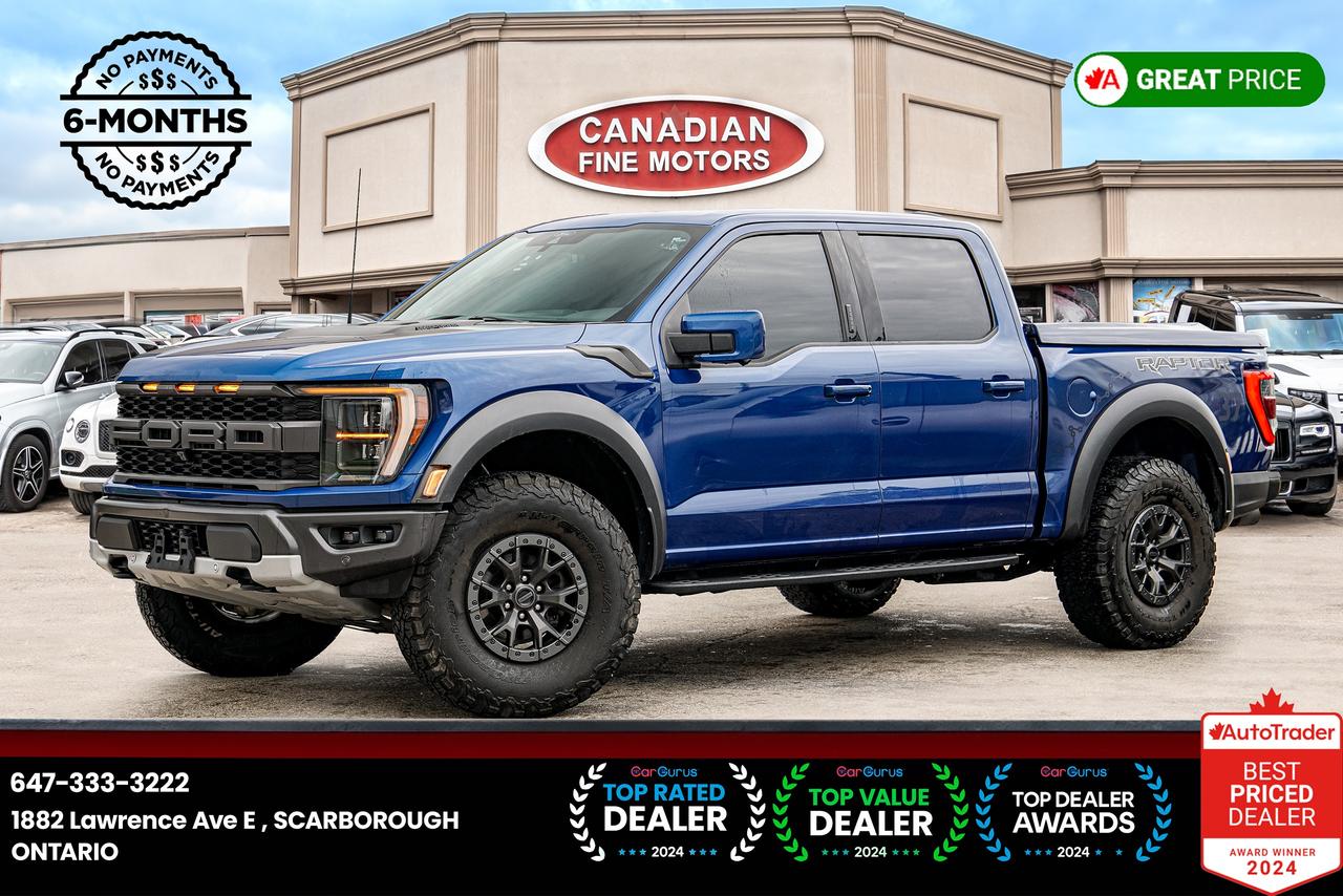 2022 Ford F-150 Raptor |SuperCrew|NO ACCIDENT|450HP|NAVI|PANO - Photo #1