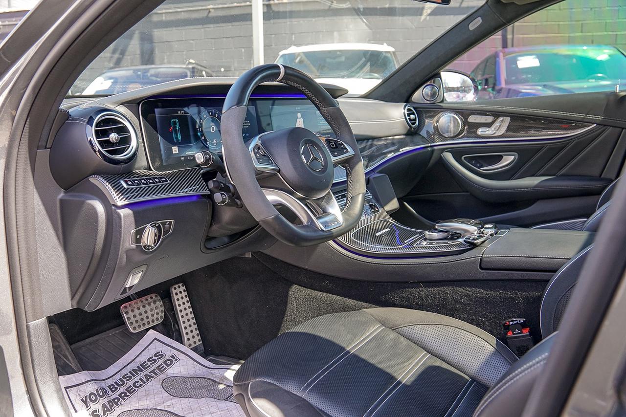 2018 Mercedes-Benz E-Class AMG E 63 S |CLEAN CARFAX|CARBON PKG|603HP|MASSAGE| Photo