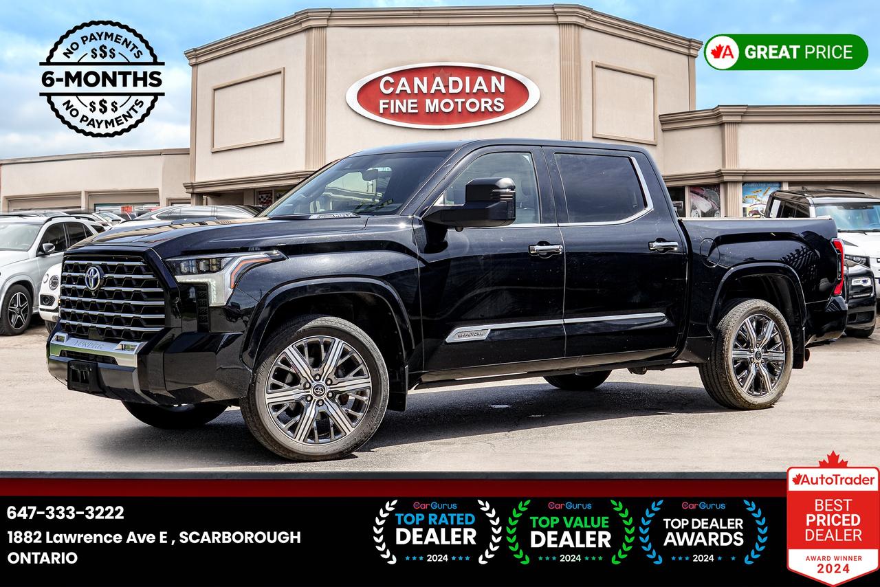 2022 Toyota Tundra Capstone Hybrid |CREW CAB|PANO|LEATHER SEATS|CAM| - Photo #1