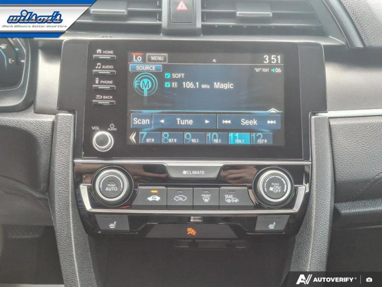 2020 Honda Civic Sedan LX Sedan | Adaptive Cruise | Heated Seats | CarPlay + Android | Rear Camera | and More ! Photo