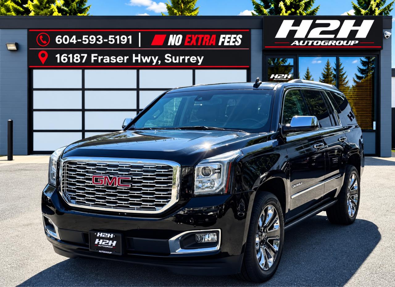 Black 2019 GMC Yukon SUV / Crossover Four-Wheel Drive Automatic